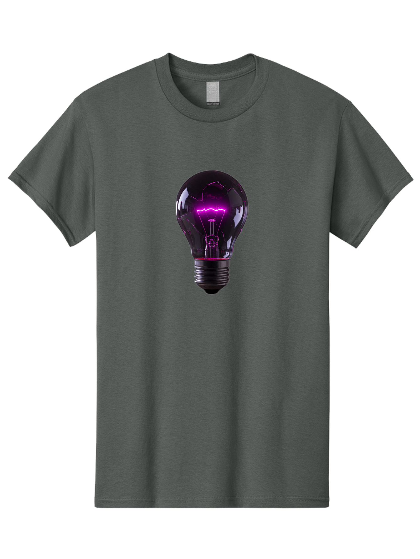 Purple-Light-Bulb Men'S Graphic Tee, 100% Cotton, Comfortable Casual Summer Wear, Machine Washable, Vintage Camera, Old Camera, Antique Camera, Black Camera, Classic Photography, Photography Equipment, Nostalgic Device, Film Camera, Camera Art Bag000