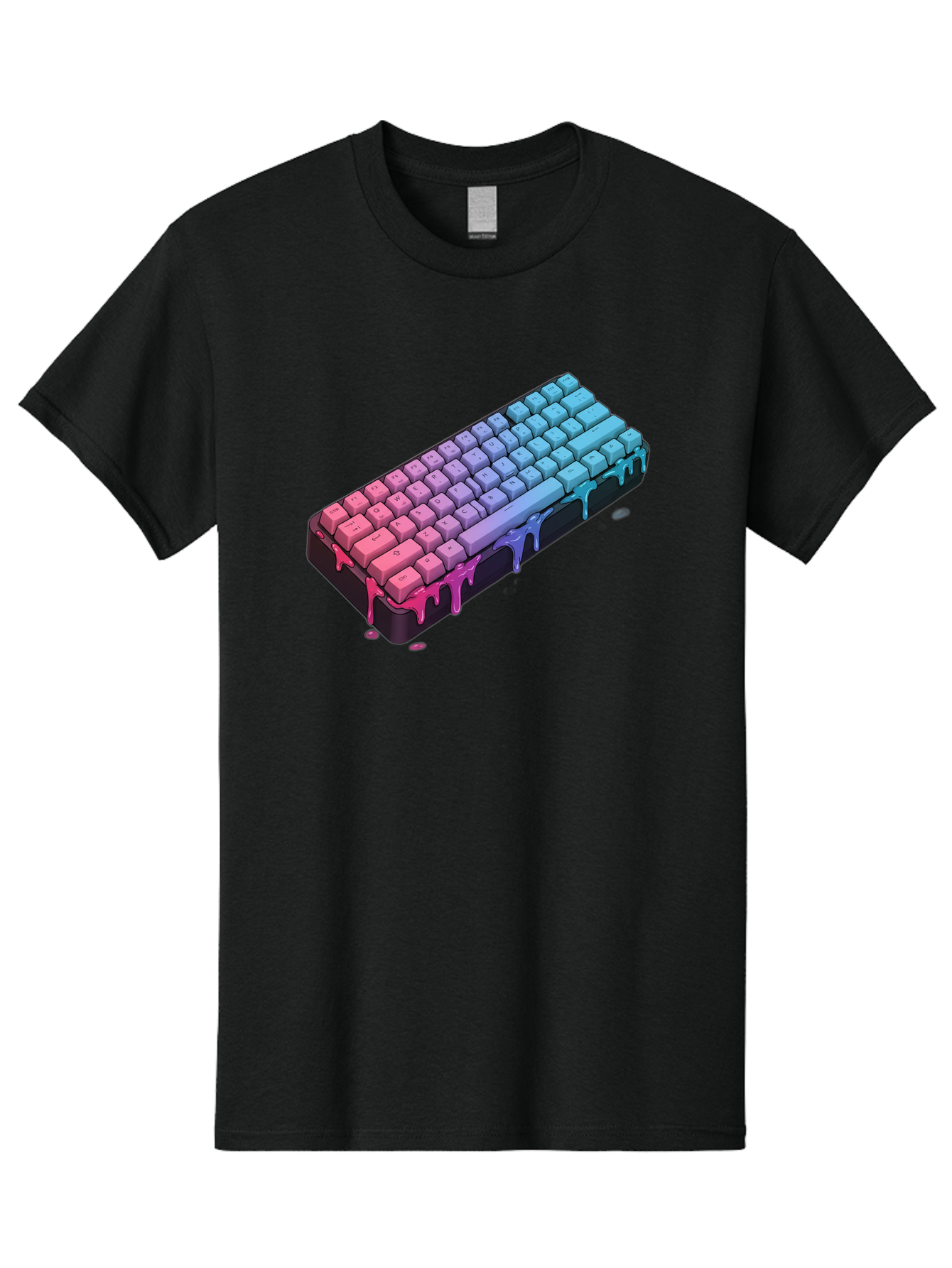 Rainbow-Keyboard Men'S Graphic Tee, 100% Cotton, Comfortable Casual Summer Wear, Machine Washable, Vintage Camera, Old Camera, Antique Camera, Black Camera, Classic Photography, Photography Equipment, Nostalgic Device, Film Camera, Camera Art Bag001