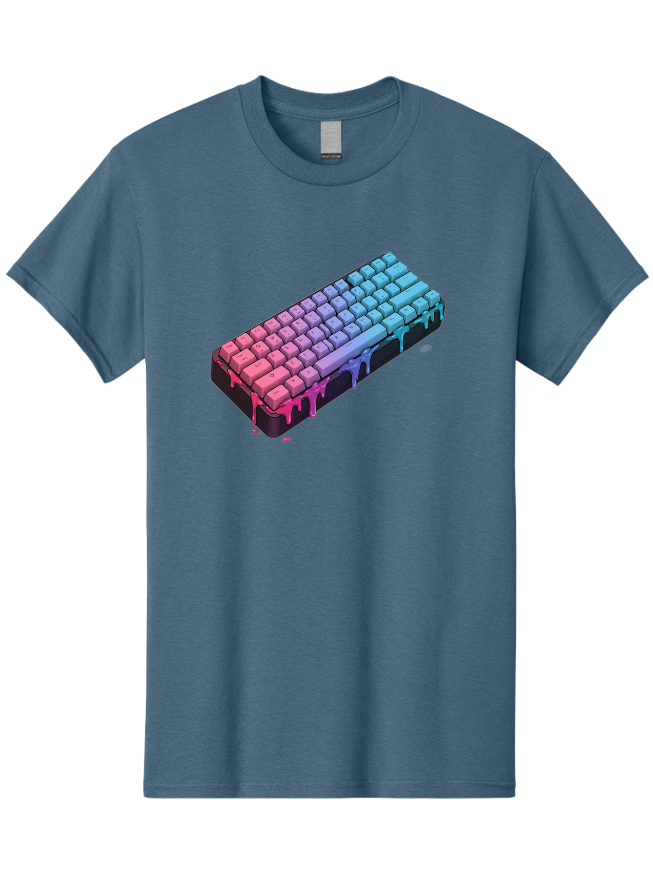 Rainbow-Keyboard Men'S Graphic Tee, 100% Cotton, Comfortable Casual Summer Wear, Machine Washable, Vintage Camera, Old Camera, Antique Camera, Black Camera, Classic Photography, Photography Equipment, Nostalgic Device, Film Camera, Camera Art Bag001