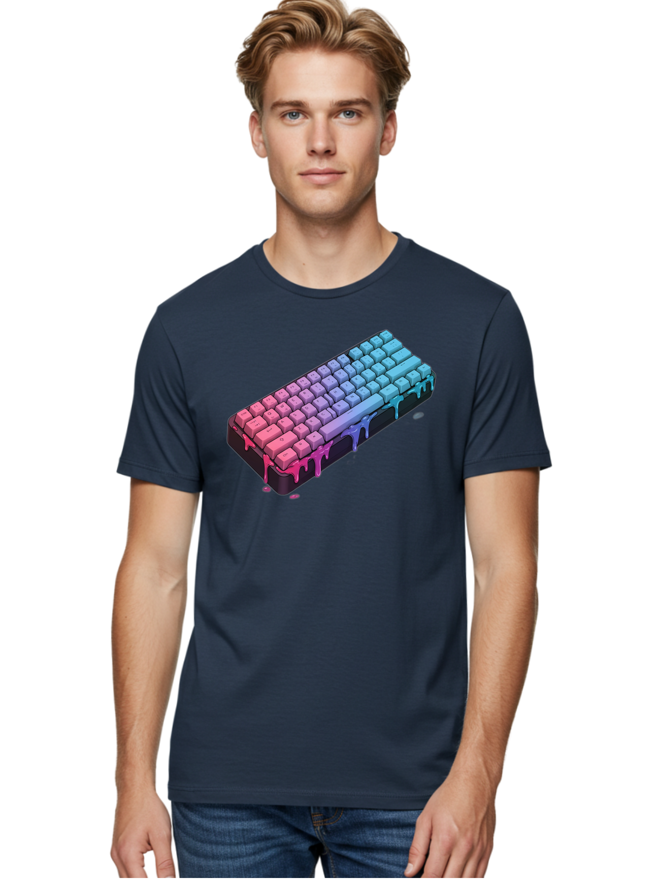 Rainbow-Keyboard Men'S Graphic Tee, 100% Cotton, Comfortable Casual Summer Wear, Machine Washable, Vintage Camera, Old Camera, Antique Camera, Black Camera, Classic Photography, Photography Equipment, Nostalgic Device, Film Camera, Camera Art Bag001