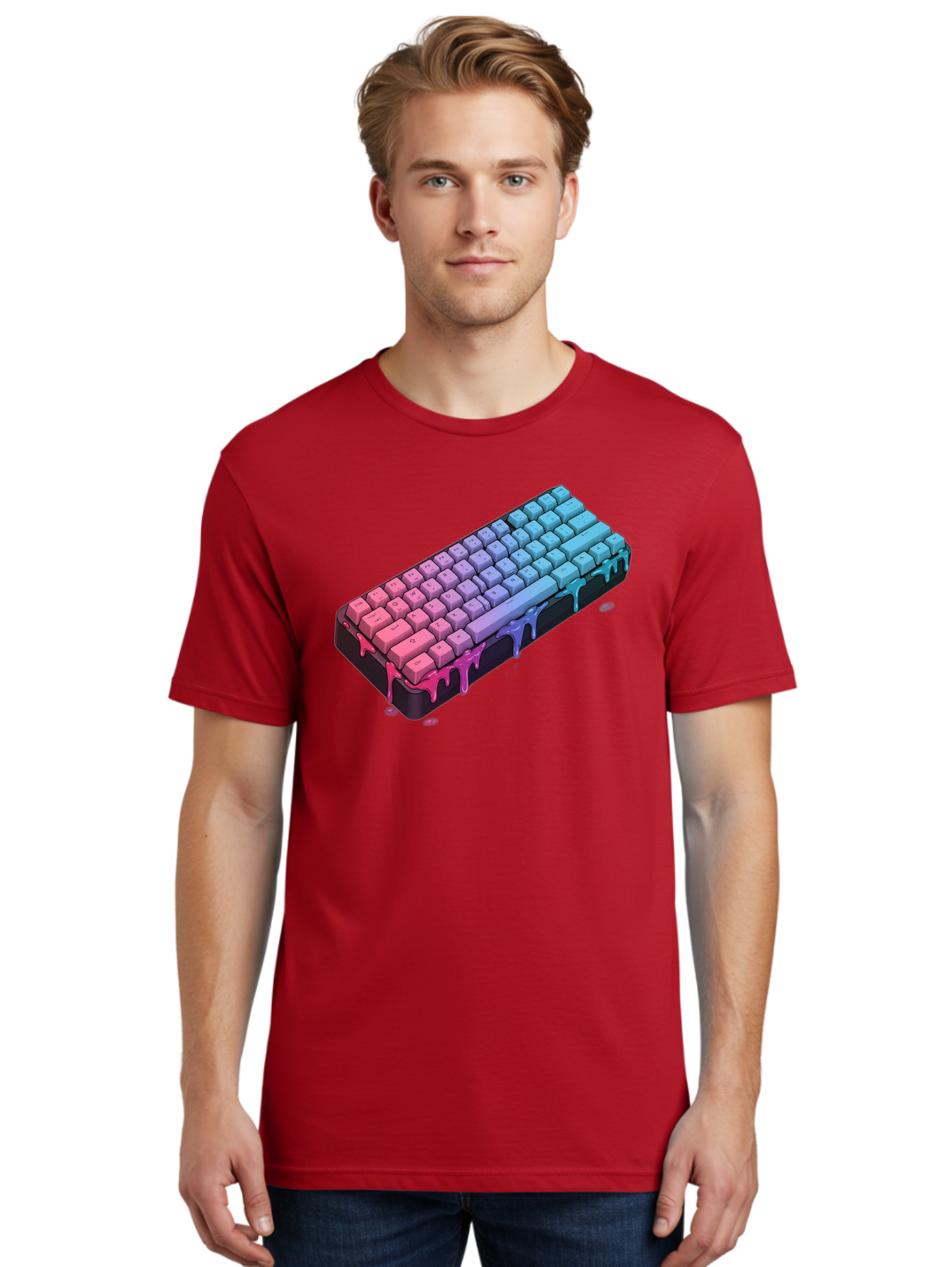 Rainbow-Keyboard Men'S Graphic Tee, 100% Cotton, Comfortable Casual Summer Wear, Machine Washable, Vintage Camera, Old Camera, Antique Camera, Black Camera, Classic Photography, Photography Equipment, Nostalgic Device, Film Camera, Camera Art Bag001