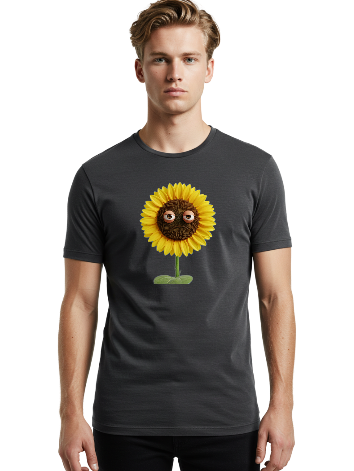 Sad-Sunflower Men'S Graphic Tee, 100% Cotton, Comfortable Casual Summer Wear, Machine Washable, Vintage Camera, Old Camera, Antique Camera, Black Camera, Classic Photography, Photography Equipment, Nostalgic Device, Film Camera, Camera Art Bag006