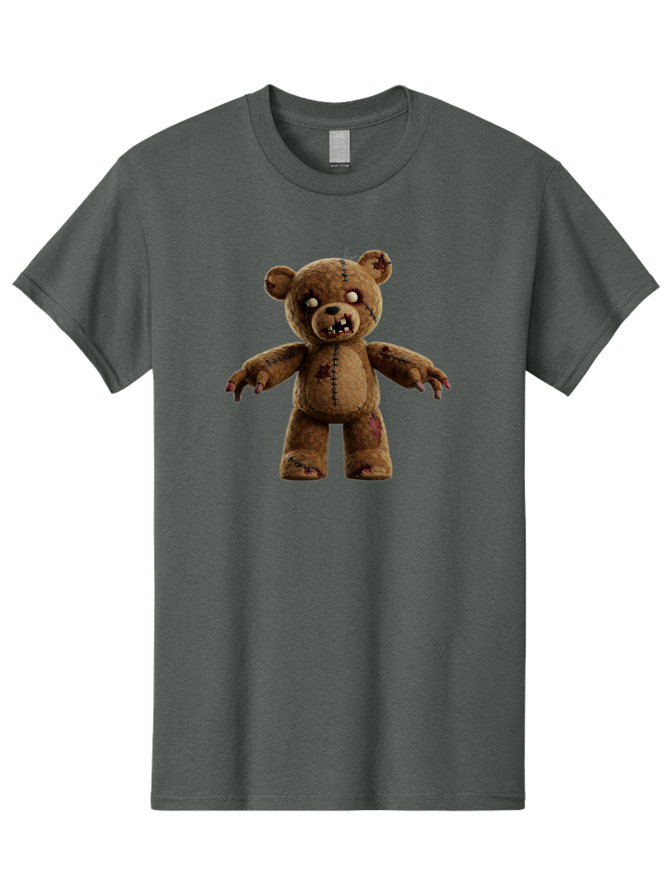 Scary-Teddy-Bear Men'S Graphic Tee, 100% Cotton, Comfortable Casual Summer Wear, Machine Washable, Vintage Camera, Old Camera, Antique Camera, Black Camera, Classic Photography, Photography Equipment, Nostalgic Device, Film Camera, Camera Art Bag008