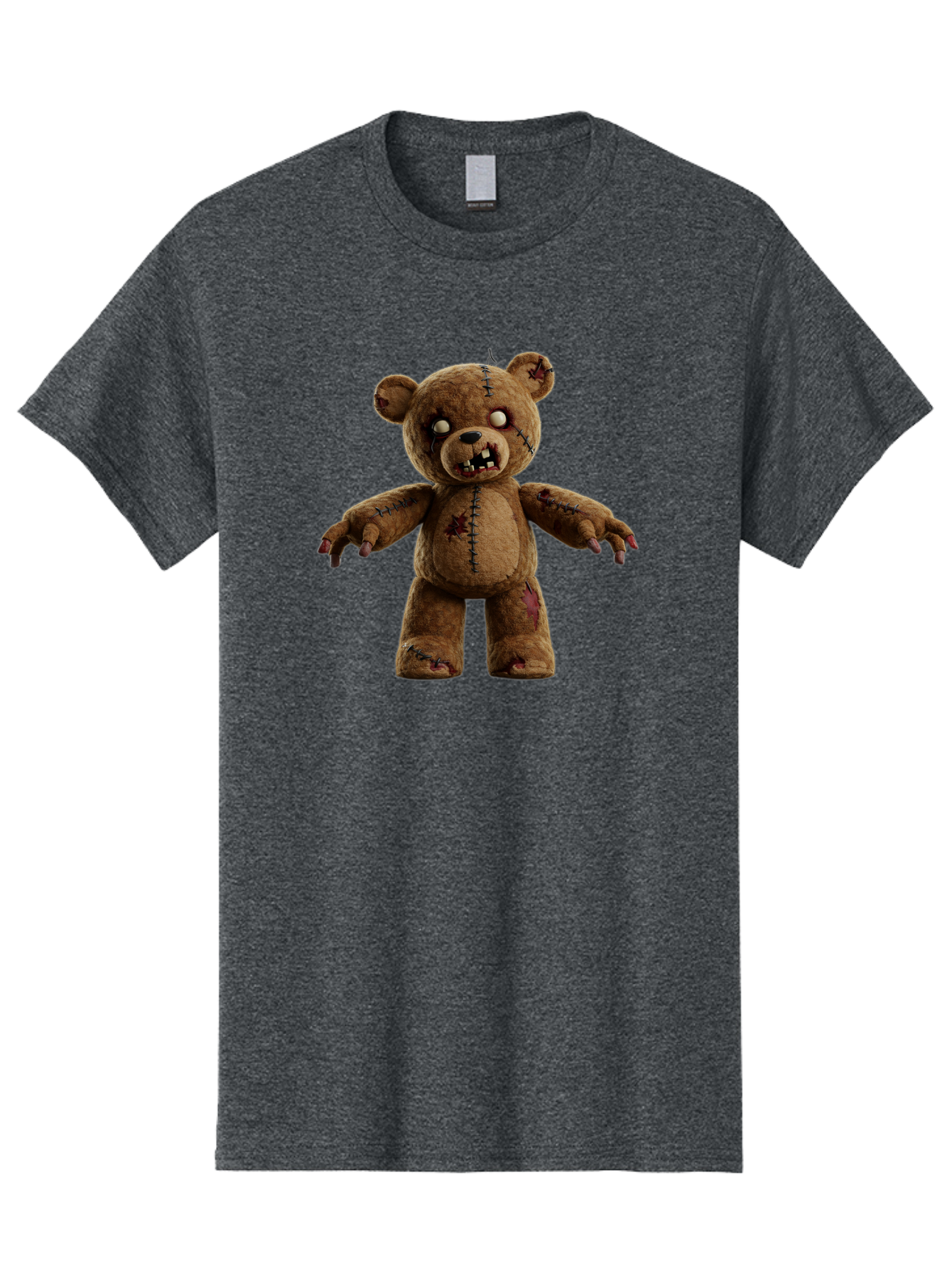 Scary-Teddy-Bear Men'S Graphic Tee, 100% Cotton, Comfortable Casual Summer Wear, Machine Washable, Vintage Camera, Old Camera, Antique Camera, Black Camera, Classic Photography, Photography Equipment, Nostalgic Device, Film Camera, Camera Art Bag008