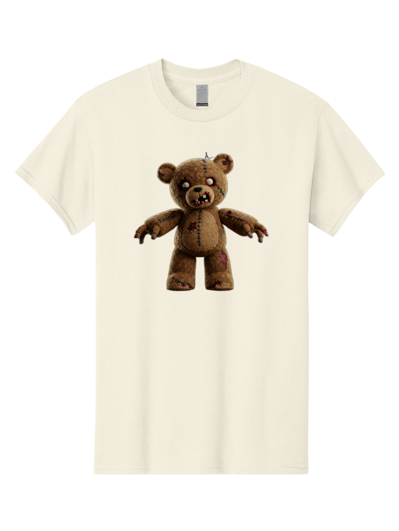 Scary-Teddy-Bear Men'S Graphic Tee, 100% Cotton, Comfortable Casual Summer Wear, Machine Washable, Vintage Camera, Old Camera, Antique Camera, Black Camera, Classic Photography, Photography Equipment, Nostalgic Device, Film Camera, Camera Art Bag008