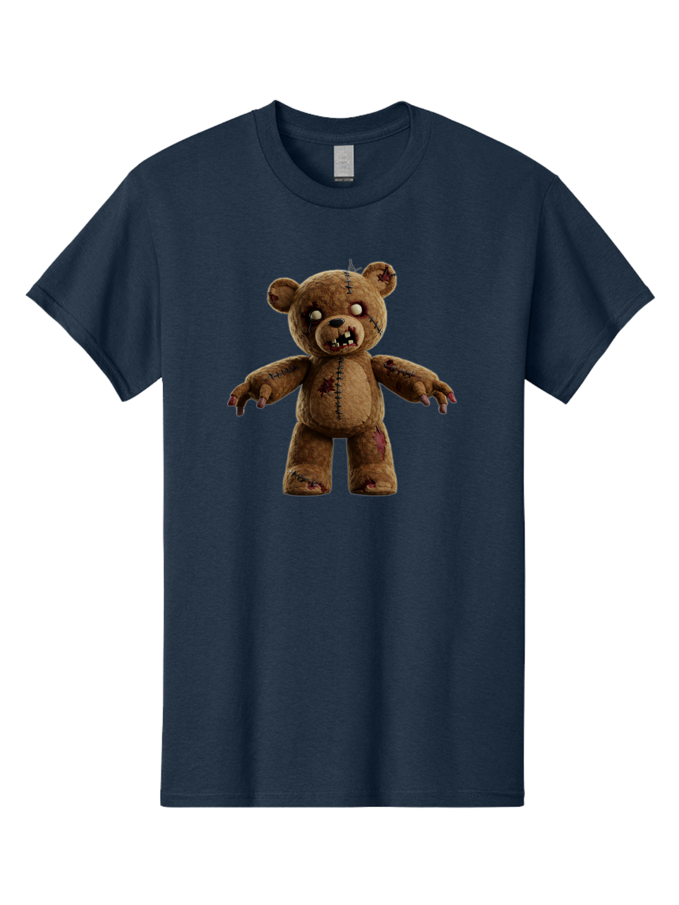 Scary-Teddy-Bear Men'S Graphic Tee, 100% Cotton, Comfortable Casual Summer Wear, Machine Washable, Vintage Camera, Old Camera, Antique Camera, Black Camera, Classic Photography, Photography Equipment, Nostalgic Device, Film Camera, Camera Art Bag008