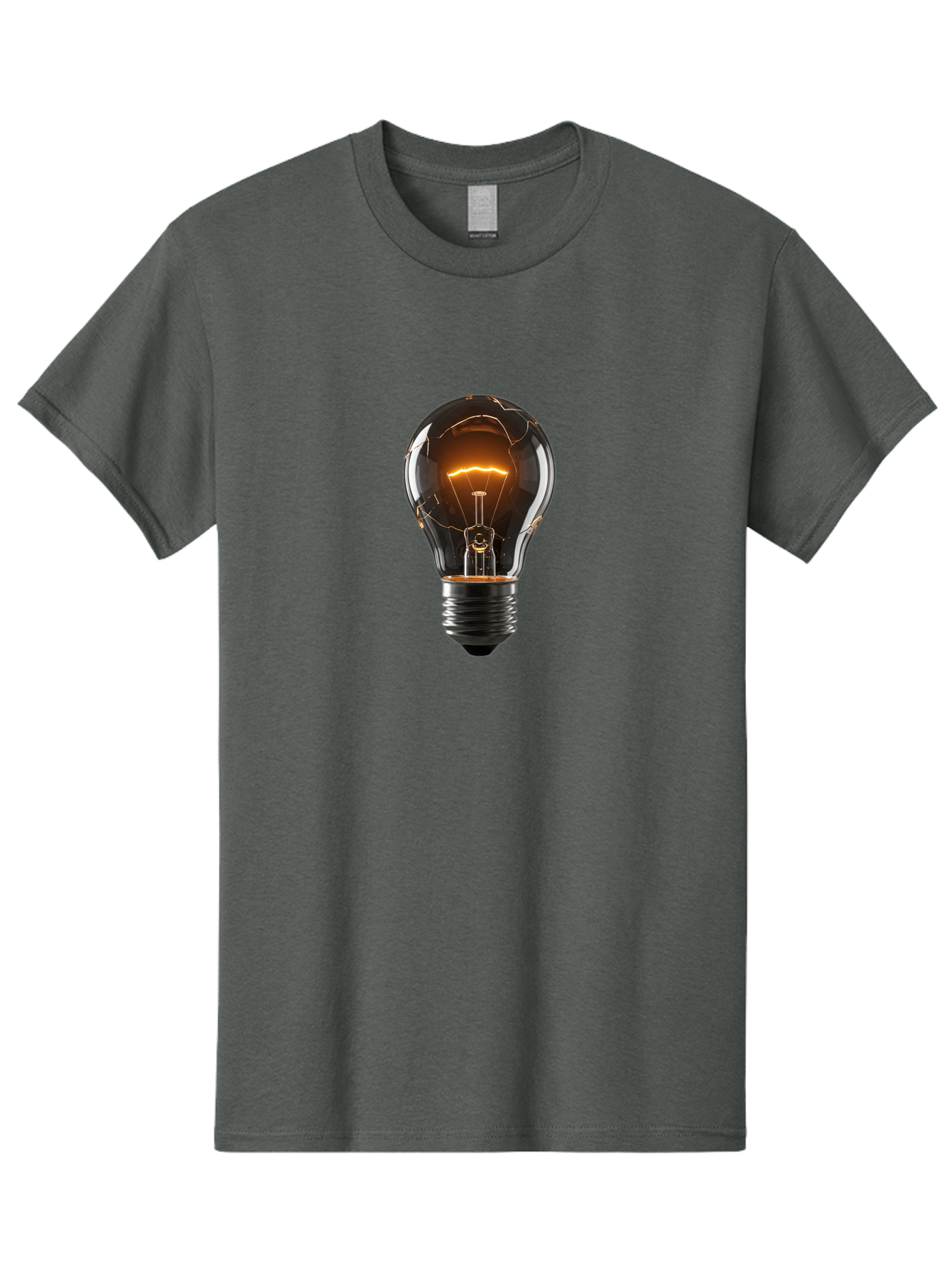 Shattered-Light-Bulb Men'S Graphic Tee, 100% Cotton, Comfortable Casual Summer Wear, Machine Washable, Vintage Camera, Old Camera, Antique Camera, Black Camera, Classic Photography, Photography Equipment, Nostalgic Device, Film Camera, Bag011