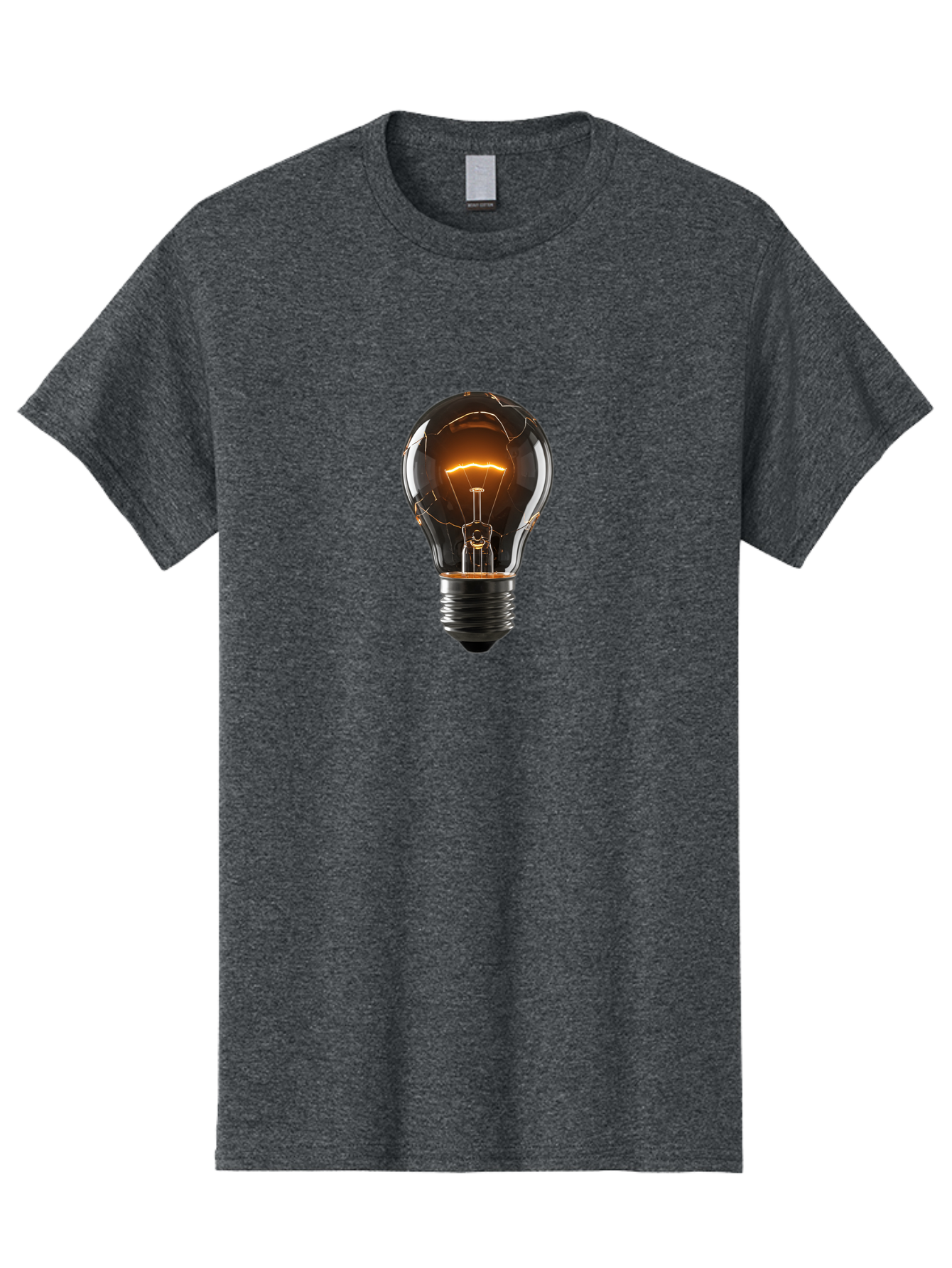 Shattered-Light-Bulb Men'S Graphic Tee, 100% Cotton, Comfortable Casual Summer Wear, Machine Washable, Vintage Camera, Old Camera, Antique Camera, Black Camera, Classic Photography, Photography Equipment, Nostalgic Device, Film Camera, Bag011