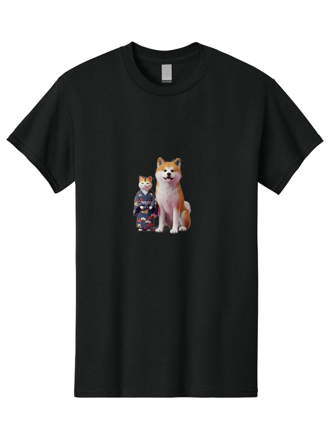 Shiba-Inu-And-Maneki-Neko Men'S Graphic Tee, 100% Cotton, Comfortable Casual Summer Wear, Machine Washable, Vintage Camera, Old Camera, Antique Camera, Black Camera, Classic Photography, Photography Equipment, Nostalgic Device, Film Camera, Bag012