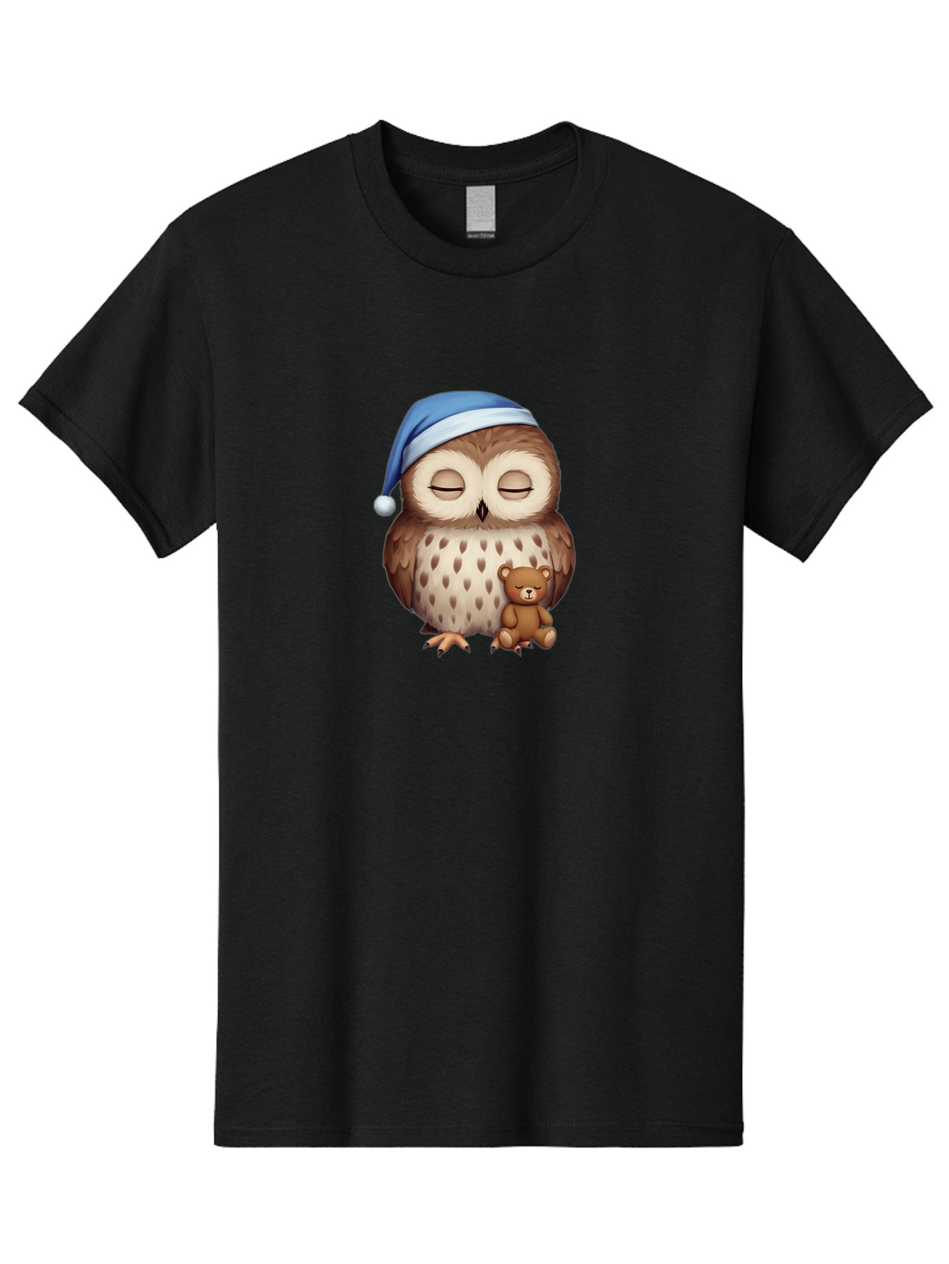 Sleeping-Owl-With-Teddy Men'S Graphic Tee, 100% Cotton, Comfortable Casual Summer Wear, Machine Washable, Vintage Camera, Old Camera, Antique Camera, Black Camera, Classic Photography, Photography Equipment, Nostalgic Device, Film Camera, Bag013