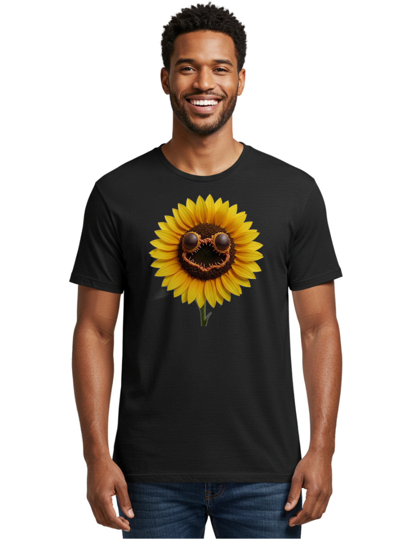 Smiling-Sunflower Men'S Graphic Tee, 100% Cotton, Comfortable Casual Summer Wear, Machine Washable, Vintage Camera, Old Camera, Antique Camera, Black Camera, Classic Photography, Photography Equipment, Nostalgic Device, Film Camera, Camera Art Bag014