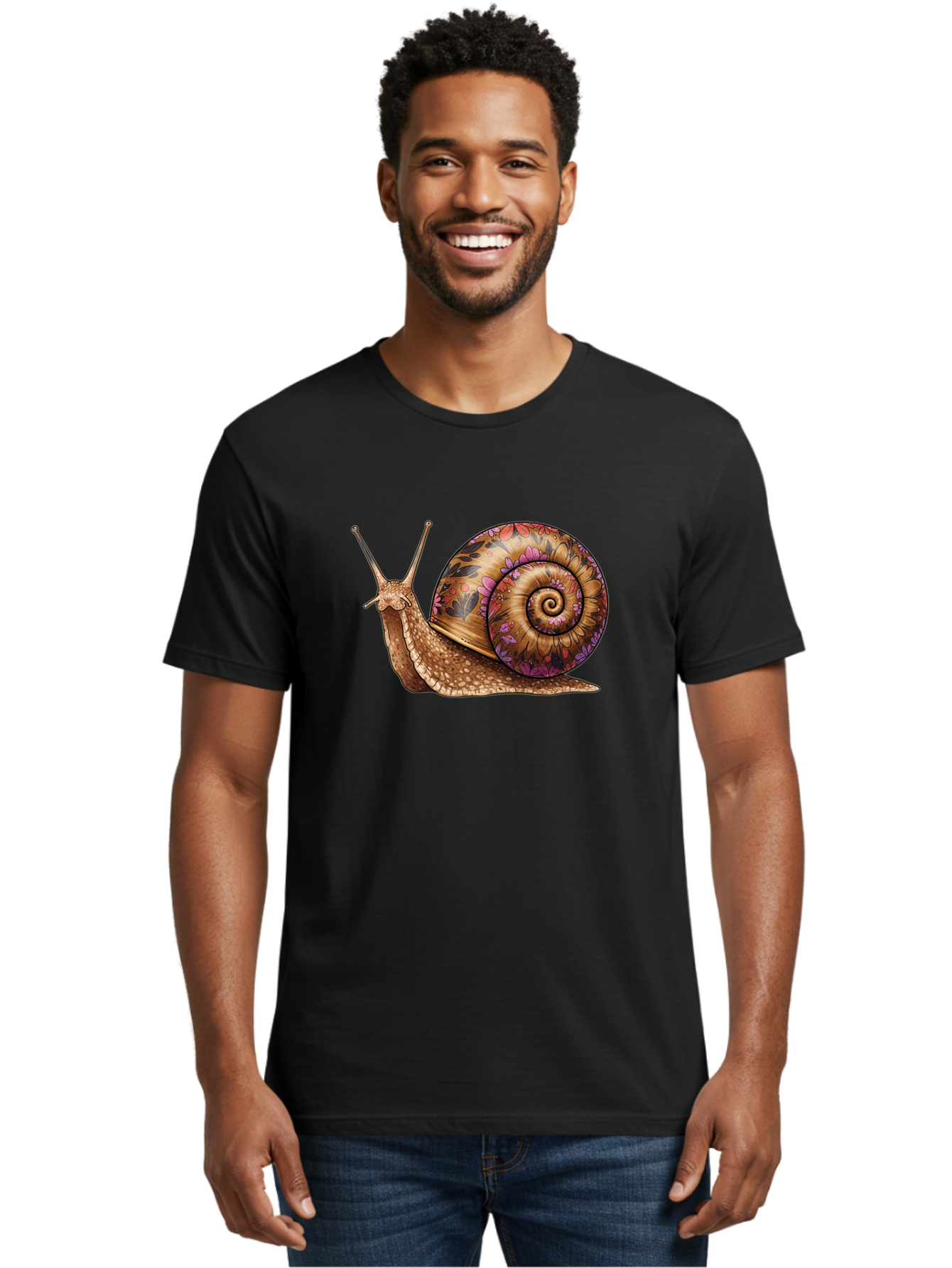 Snail-1 Men'S Graphic Tee, 100% Cotton, Comfortable Casual Summer Wear, Machine Washable, Vintage Camera, Old Camera, Antique Camera, Black Camera, Classic Photography, Photography Equipment, Nostalgic Device, Film Camera, Camera Art Bag015