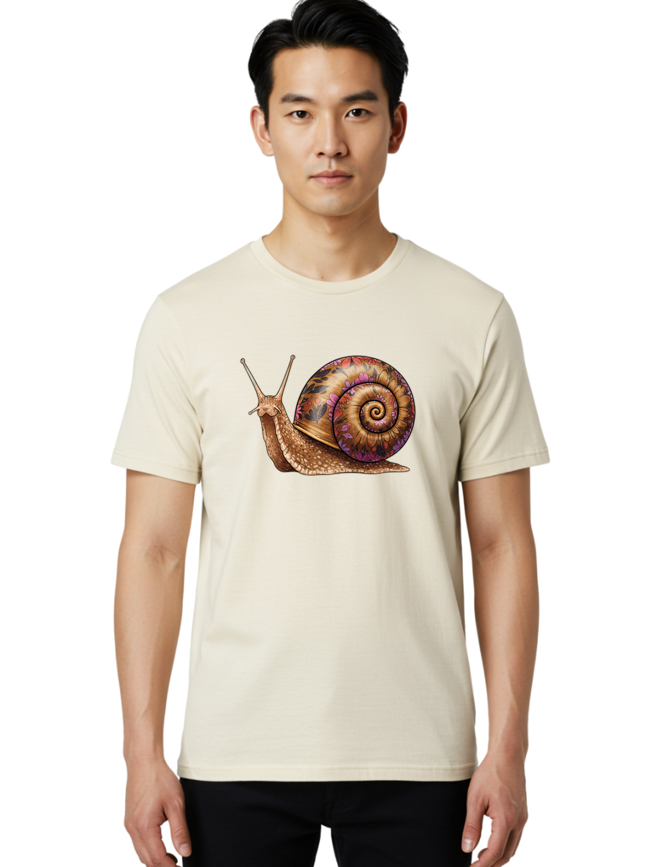 Snail-1 Men'S Graphic Tee, 100% Cotton, Comfortable Casual Summer Wear, Machine Washable, Vintage Camera, Old Camera, Antique Camera, Black Camera, Classic Photography, Photography Equipment, Nostalgic Device, Film Camera, Camera Art Bag015