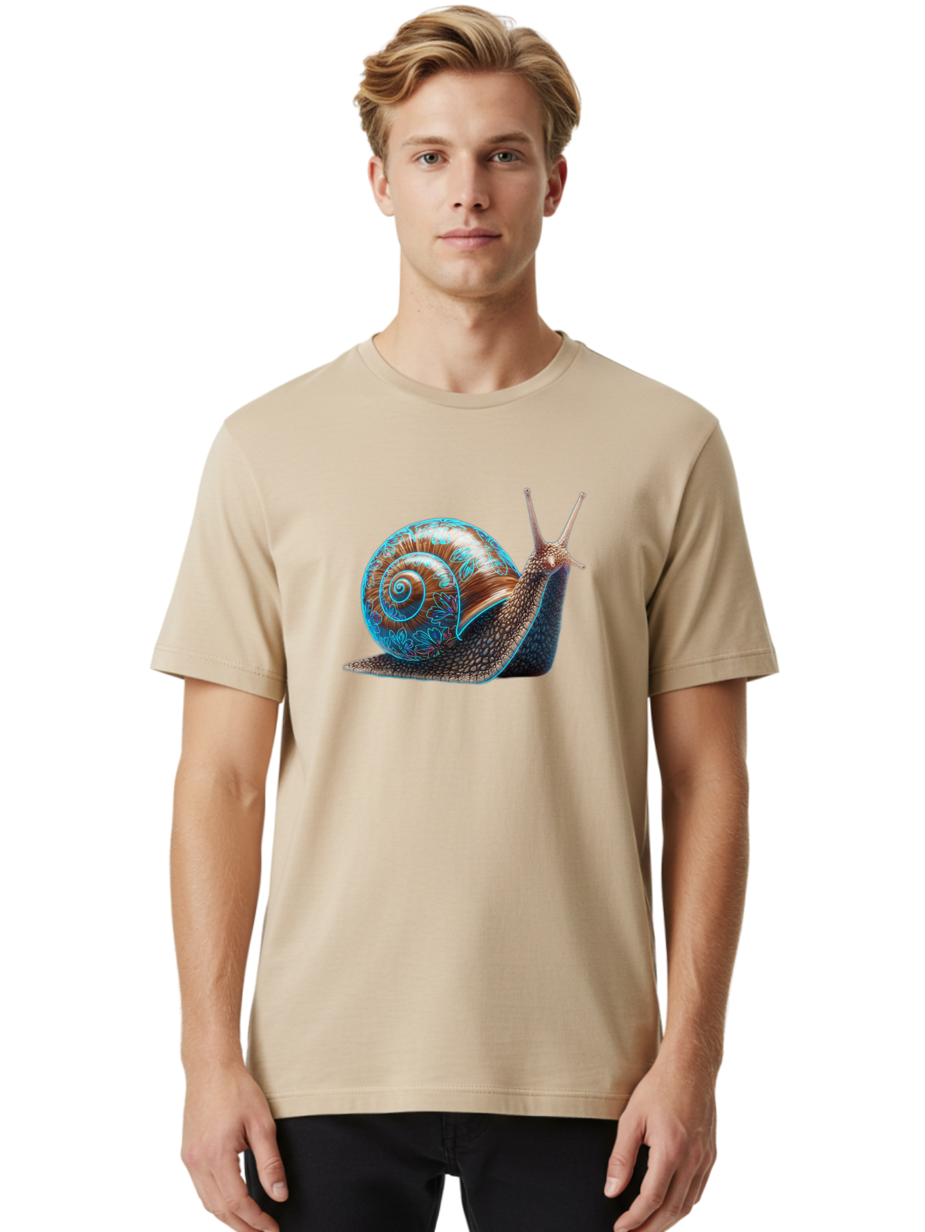 Snail-3 Men'S Graphic Tee, 100% Cotton, Comfortable Casual Summer Wear, Machine Washable, Vintage Camera, Old Camera, Antique Camera, Black Camera, Classic Photography, Photography Equipment, Nostalgic Device, Film Camera, Camera Art Bag017