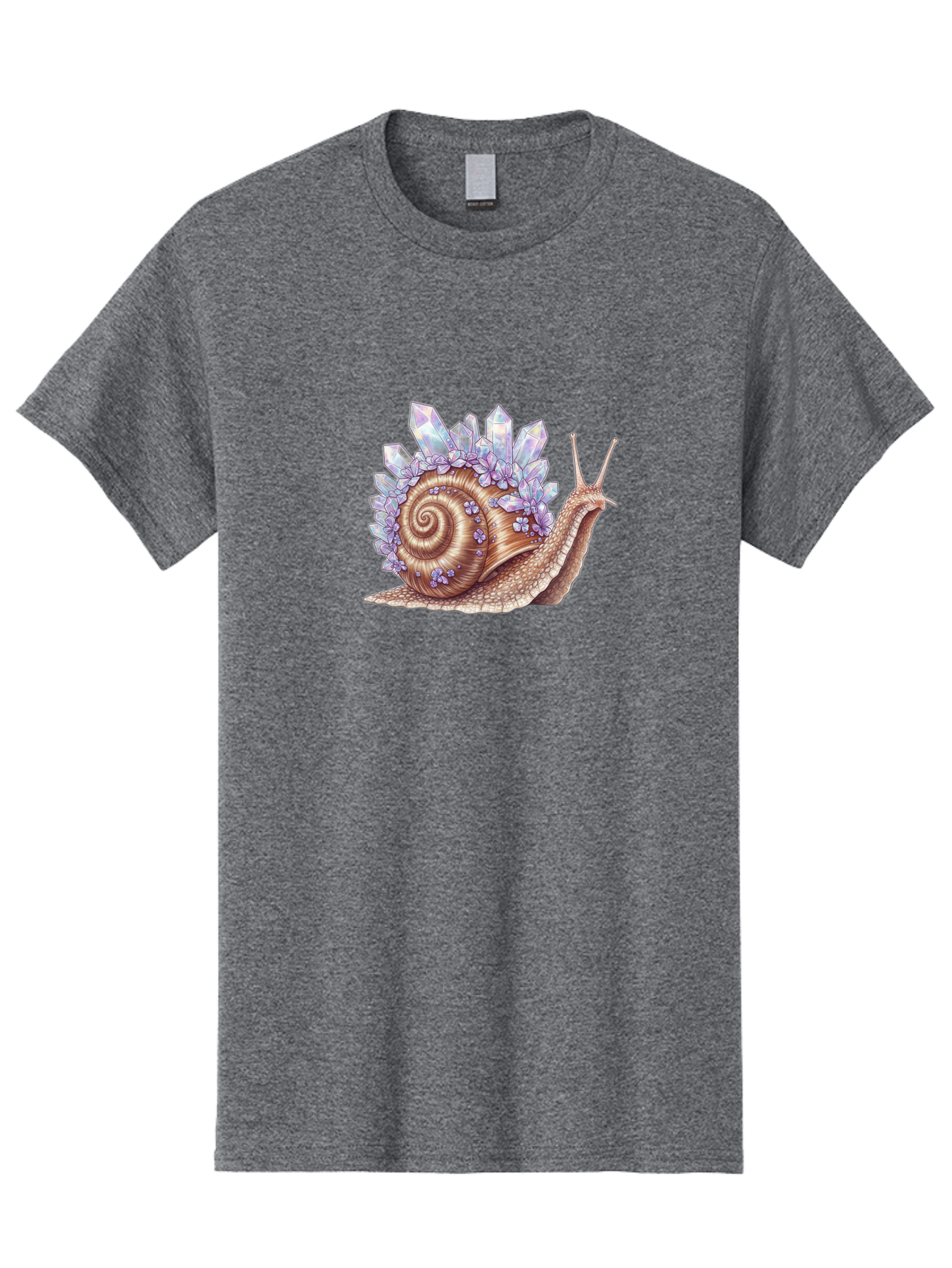 Snail-With-Crystals Men'S Graphic Tee, 100% Cotton, Comfortable Casual Summer Wear, Machine Washable, Vintage Camera, Old Camera, Antique Camera, Black Camera, Classic Photography, Photography Equipment, Nostalgic Device, Film Camera, Bag019
