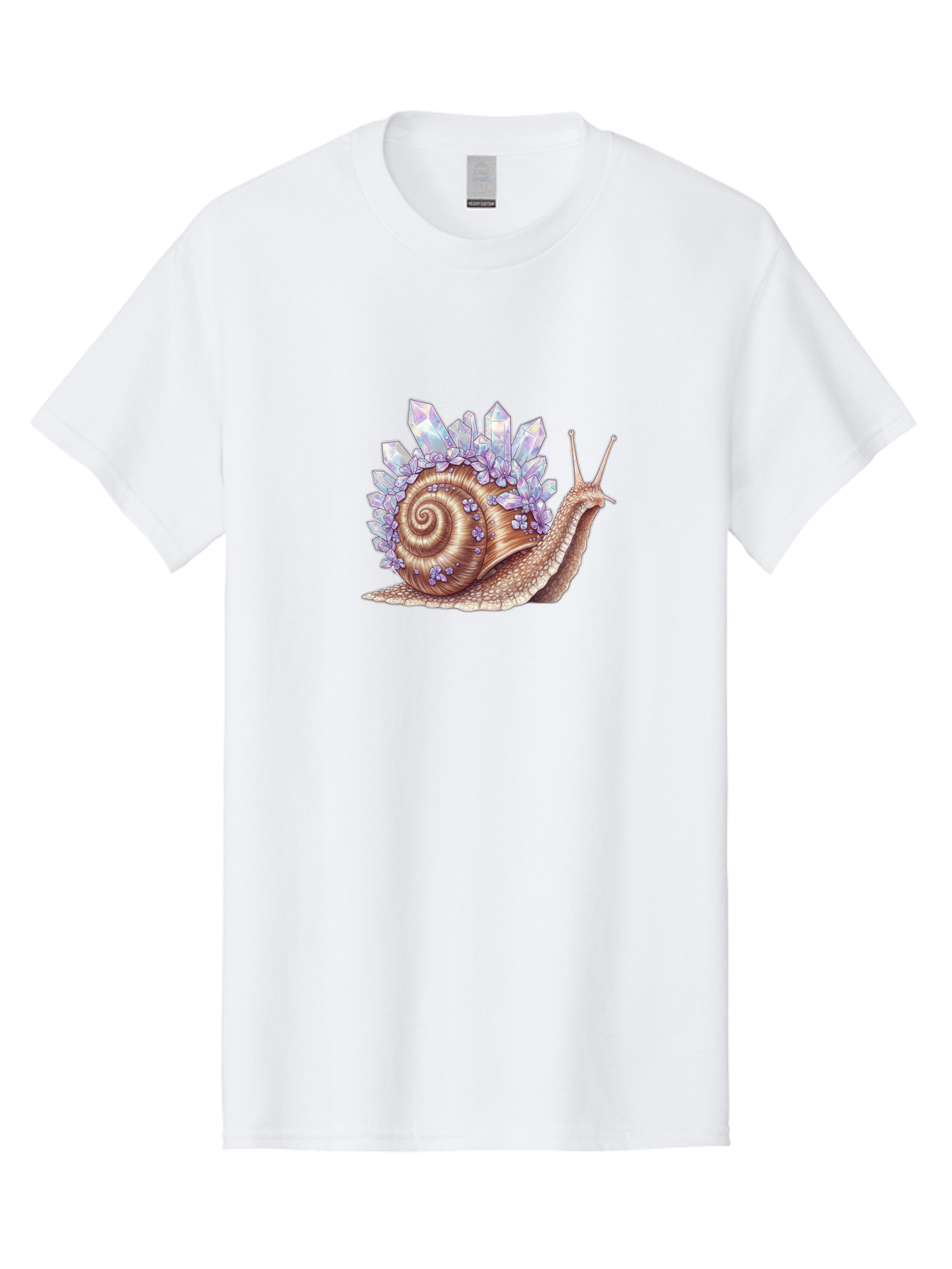 Snail-With-Crystals Men'S Graphic Tee, 100% Cotton, Comfortable Casual Summer Wear, Machine Washable, Vintage Camera, Old Camera, Antique Camera, Black Camera, Classic Photography, Photography Equipment, Nostalgic Device, Film Camera, Bag019