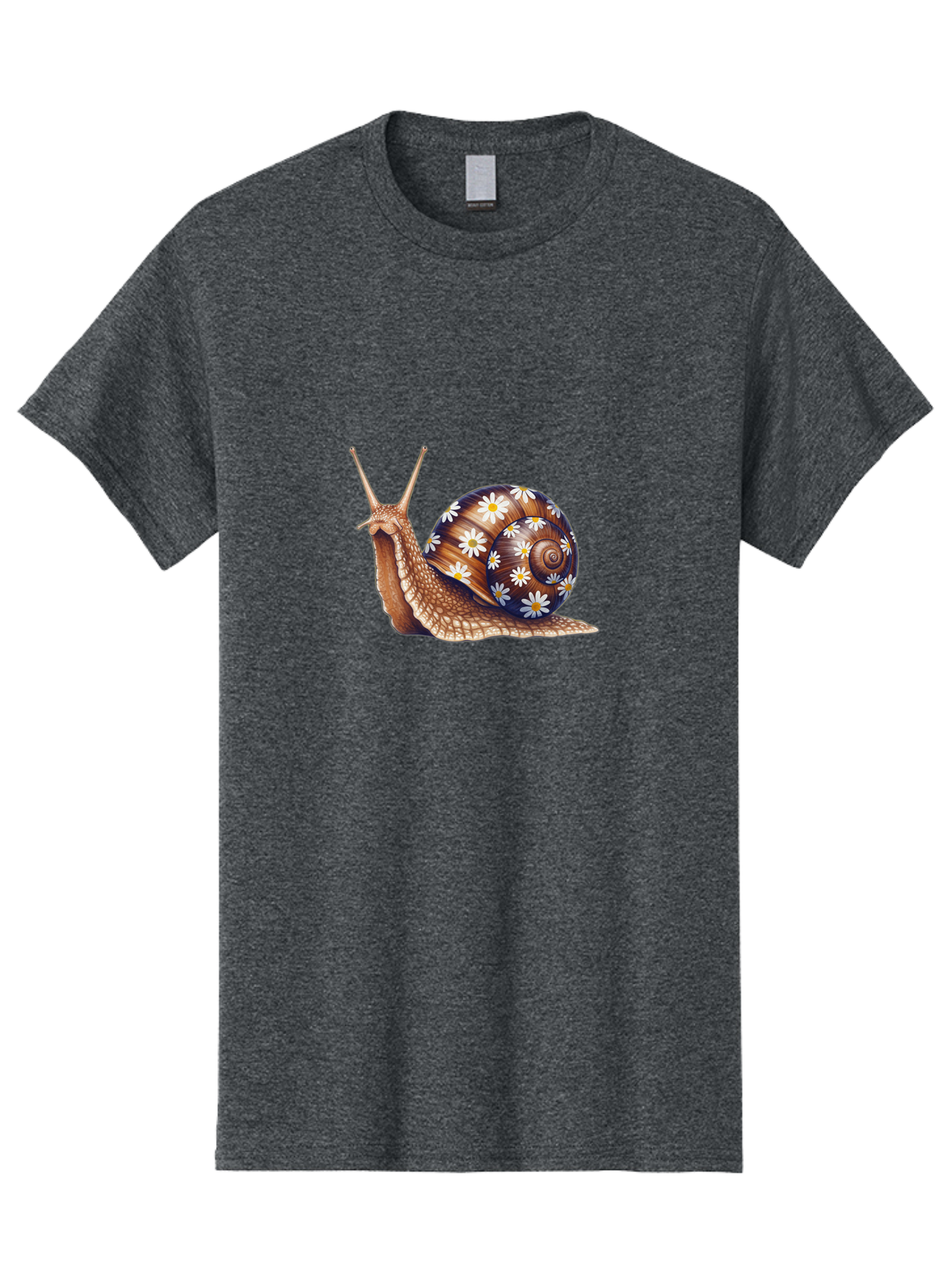 Snail-With-Flowers Men'S Graphic Tee, 100% Cotton, Comfortable Casual Summer Wear, Machine Washable, Vintage Camera, Old Camera, Antique Camera, Black Camera, Classic Photography, Photography Equipment, Nostalgic Device, Film Camera, Bag022