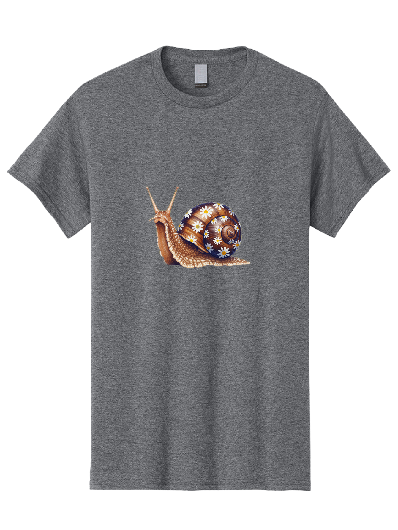 Snail-With-Flowers Men'S Graphic Tee, 100% Cotton, Comfortable Casual Summer Wear, Machine Washable, Vintage Camera, Old Camera, Antique Camera, Black Camera, Classic Photography, Photography Equipment, Nostalgic Device, Film Camera, Bag022
