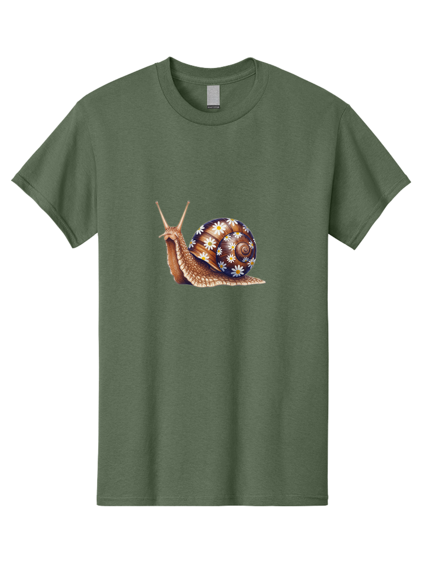 Snail-With-Flowers Men'S Graphic Tee, 100% Cotton, Comfortable Casual Summer Wear, Machine Washable, Vintage Camera, Old Camera, Antique Camera, Black Camera, Classic Photography, Photography Equipment, Nostalgic Device, Film Camera, Bag022