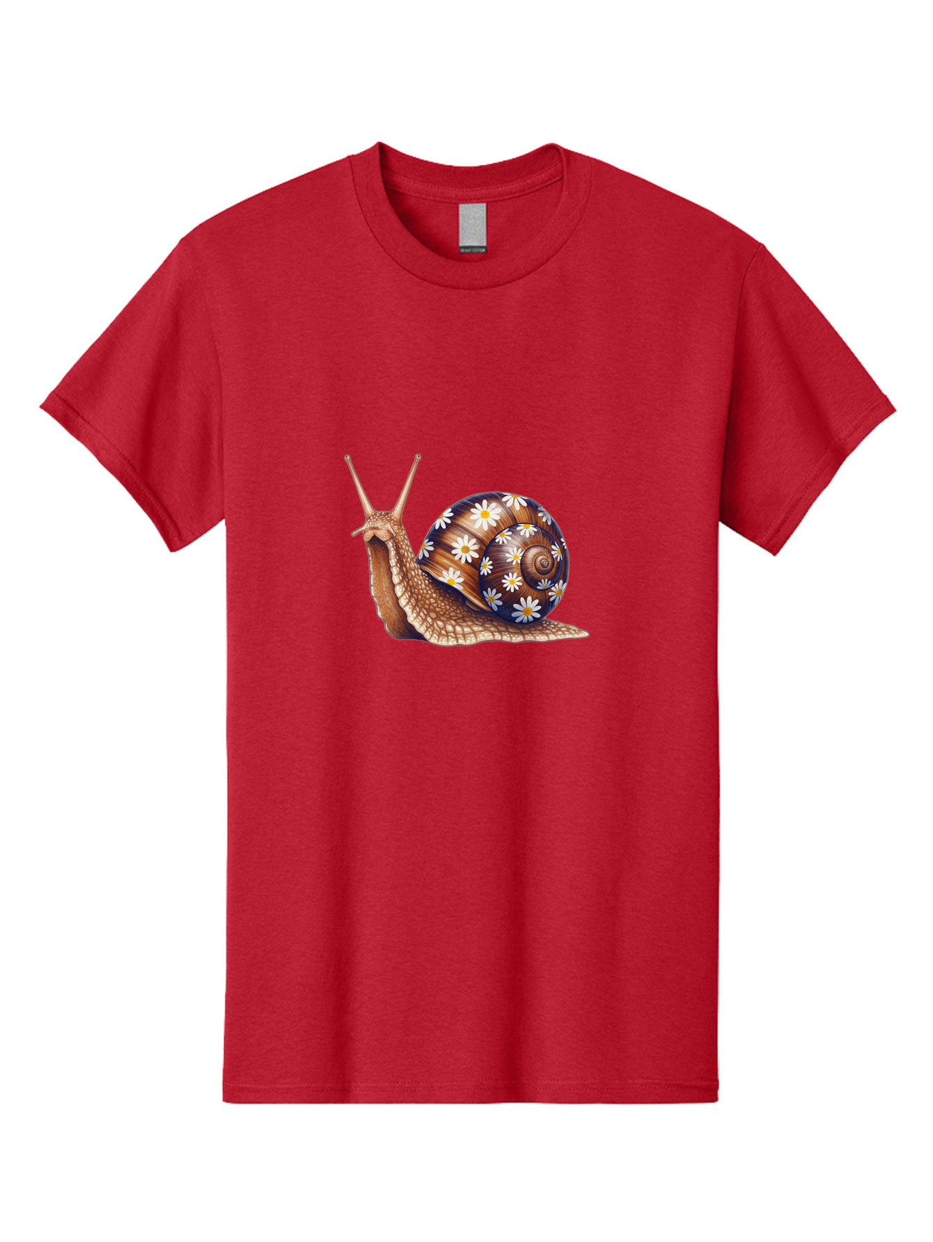 Snail-With-Flowers Men'S Graphic Tee, 100% Cotton, Comfortable Casual Summer Wear, Machine Washable, Vintage Camera, Old Camera, Antique Camera, Black Camera, Classic Photography, Photography Equipment, Nostalgic Device, Film Camera, Bag022