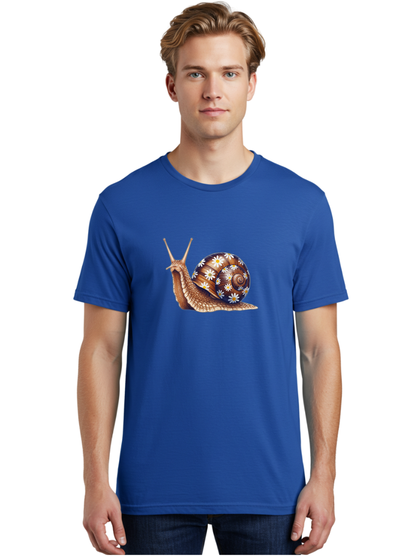 Snail-With-Flowers Men'S Graphic Tee, 100% Cotton, Comfortable Casual Summer Wear, Machine Washable, Vintage Camera, Old Camera, Antique Camera, Black Camera, Classic Photography, Photography Equipment, Nostalgic Device, Film Camera, Bag022
