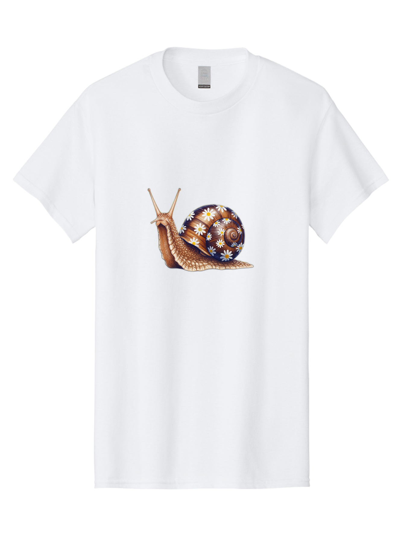 Snail-With-Flowers Men'S Graphic Tee, 100% Cotton, Comfortable Casual Summer Wear, Machine Washable, Vintage Camera, Old Camera, Antique Camera, Black Camera, Classic Photography, Photography Equipment, Nostalgic Device, Film Camera, Bag022