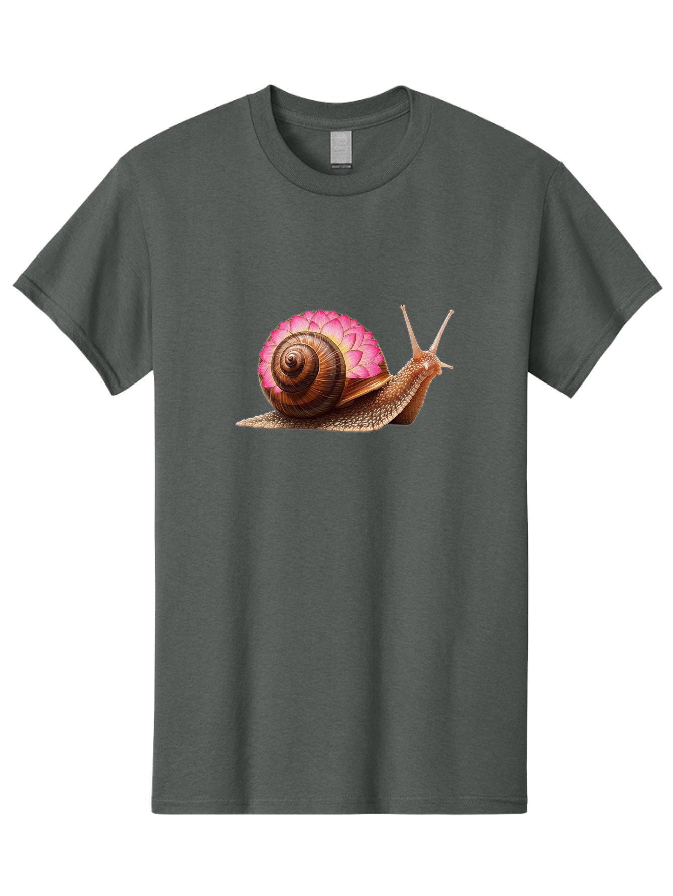 Snail-With-Lotus-Flower-Shell Men'S Graphic Tee, 100% Cotton, Comfortable Casual Summer Wear, Machine Washable, Vintage Camera, Old Camera, Antique Camera, Black Camera, Classic Photography, Photography Equipment, Nostalgic Device, Bag023