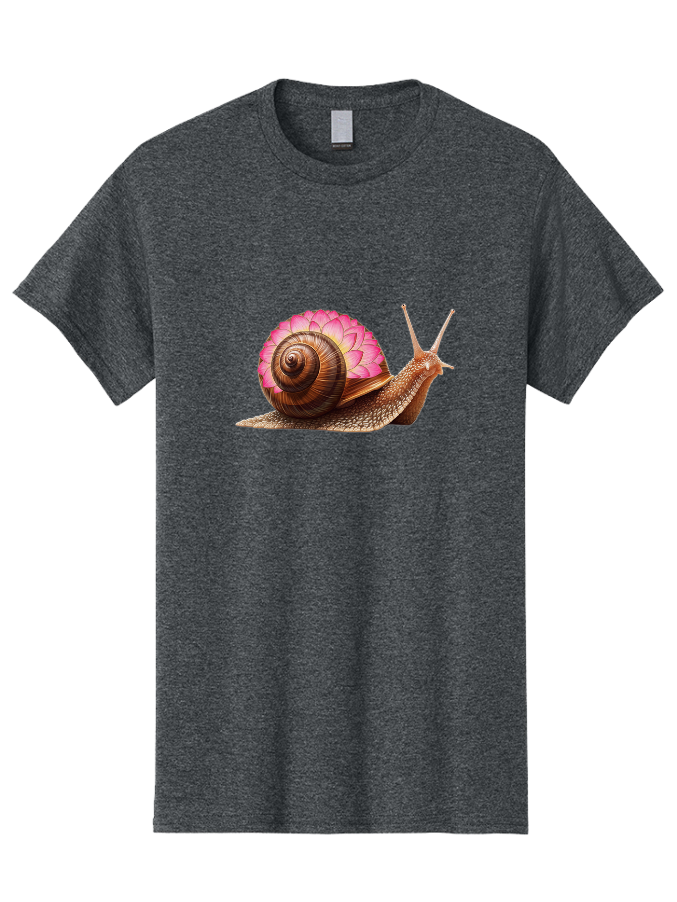 Snail-With-Lotus-Flower-Shell Men'S Graphic Tee, 100% Cotton, Comfortable Casual Summer Wear, Machine Washable, Vintage Camera, Old Camera, Antique Camera, Black Camera, Classic Photography, Photography Equipment, Nostalgic Device, Bag023
