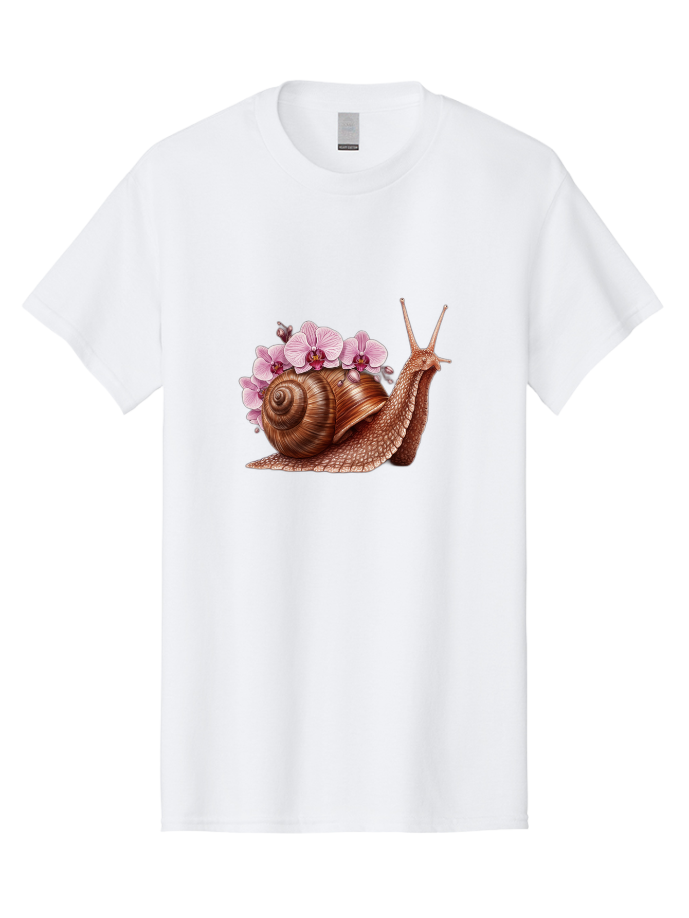 Snail-With-Orchids Men'S Graphic Tee, 100% Cotton, Comfortable Casual Summer Wear, Machine Washable, Vintage Camera, Old Camera, Antique Camera, Black Camera, Classic Photography, Photography Equipment, Nostalgic Device, Film Camera, Bag024