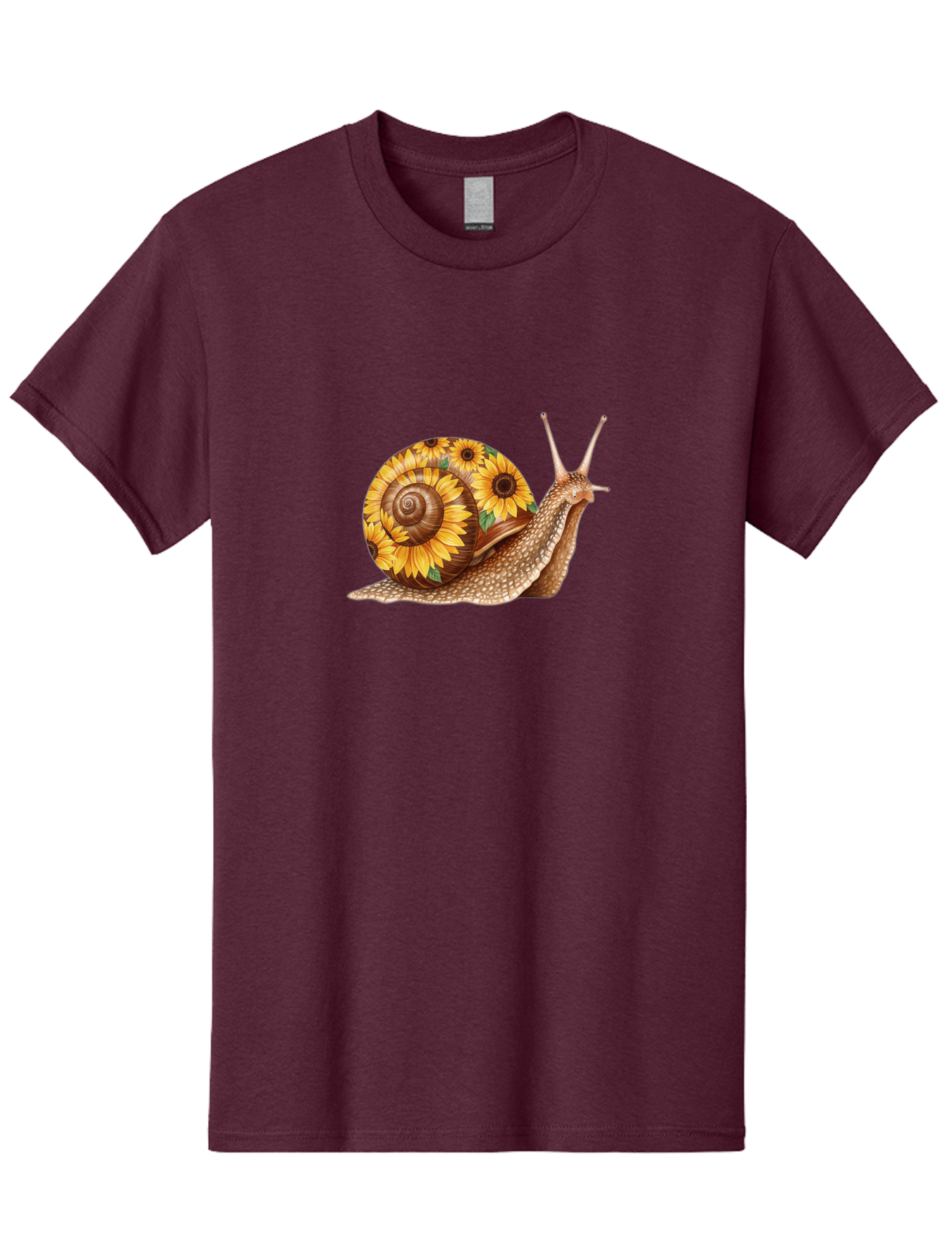 Snail-With-Sunflowers Men'S Graphic Tee, 100% Cotton, Comfortable Casual Summer Wear, Machine Washable, Vintage Camera, Old Camera, Antique Camera, Black Camera, Classic Photography, Photography Equipment, Nostalgic Device, Film Camera, Bag029