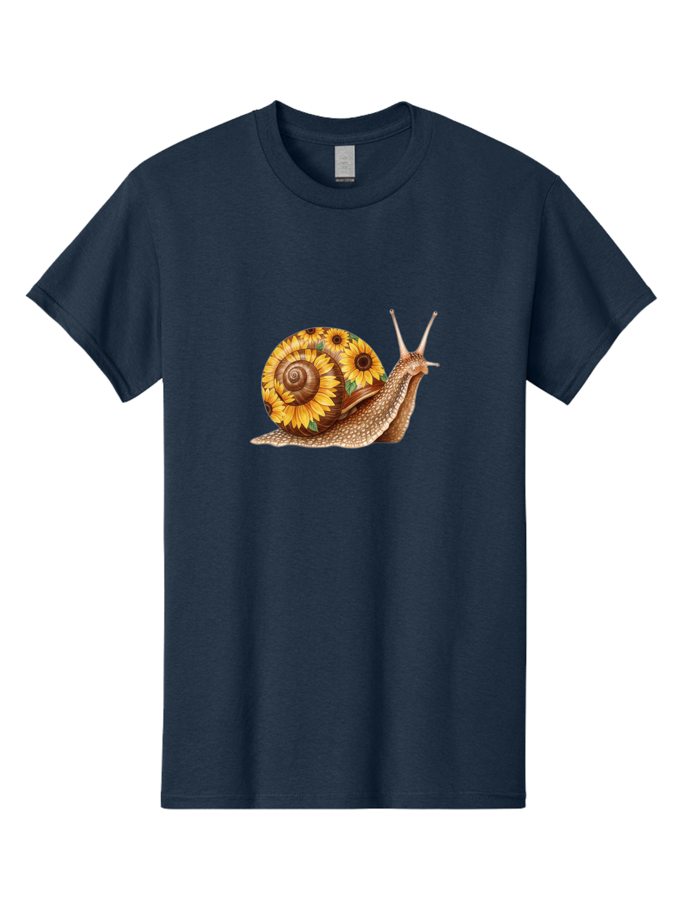 Snail-With-Sunflowers Men'S Graphic Tee, 100% Cotton, Comfortable Casual Summer Wear, Machine Washable, Vintage Camera, Old Camera, Antique Camera, Black Camera, Classic Photography, Photography Equipment, Nostalgic Device, Film Camera, Bag029