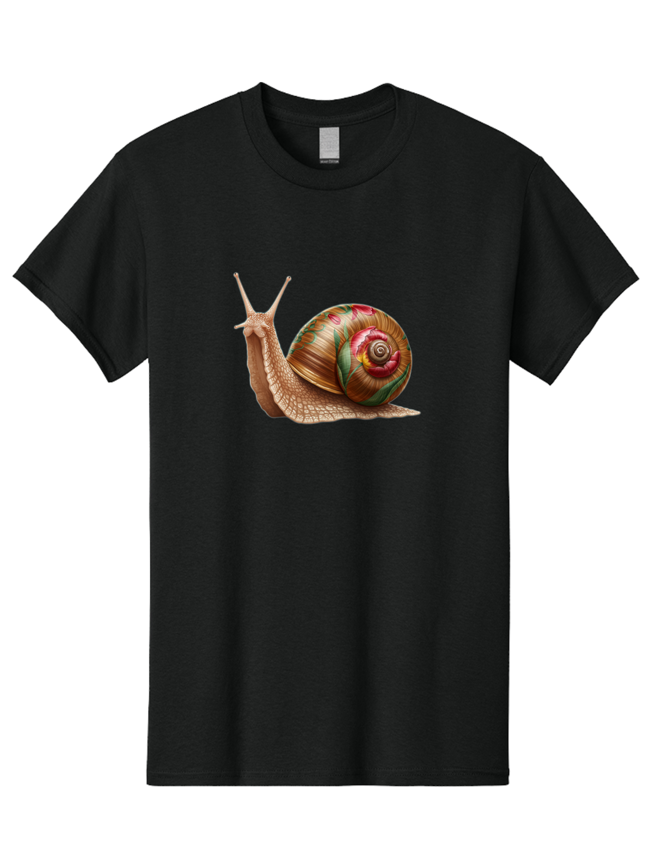 Snail Men'S Graphic Tee, 100% Cotton, Comfortable Casual Summer Wear, Machine Washable, Vintage Camera, Old Camera, Antique Camera, Black Camera, Classic Photography, Photography Equipment, Nostalgic Device, Film Camera, Camera Art Bag031