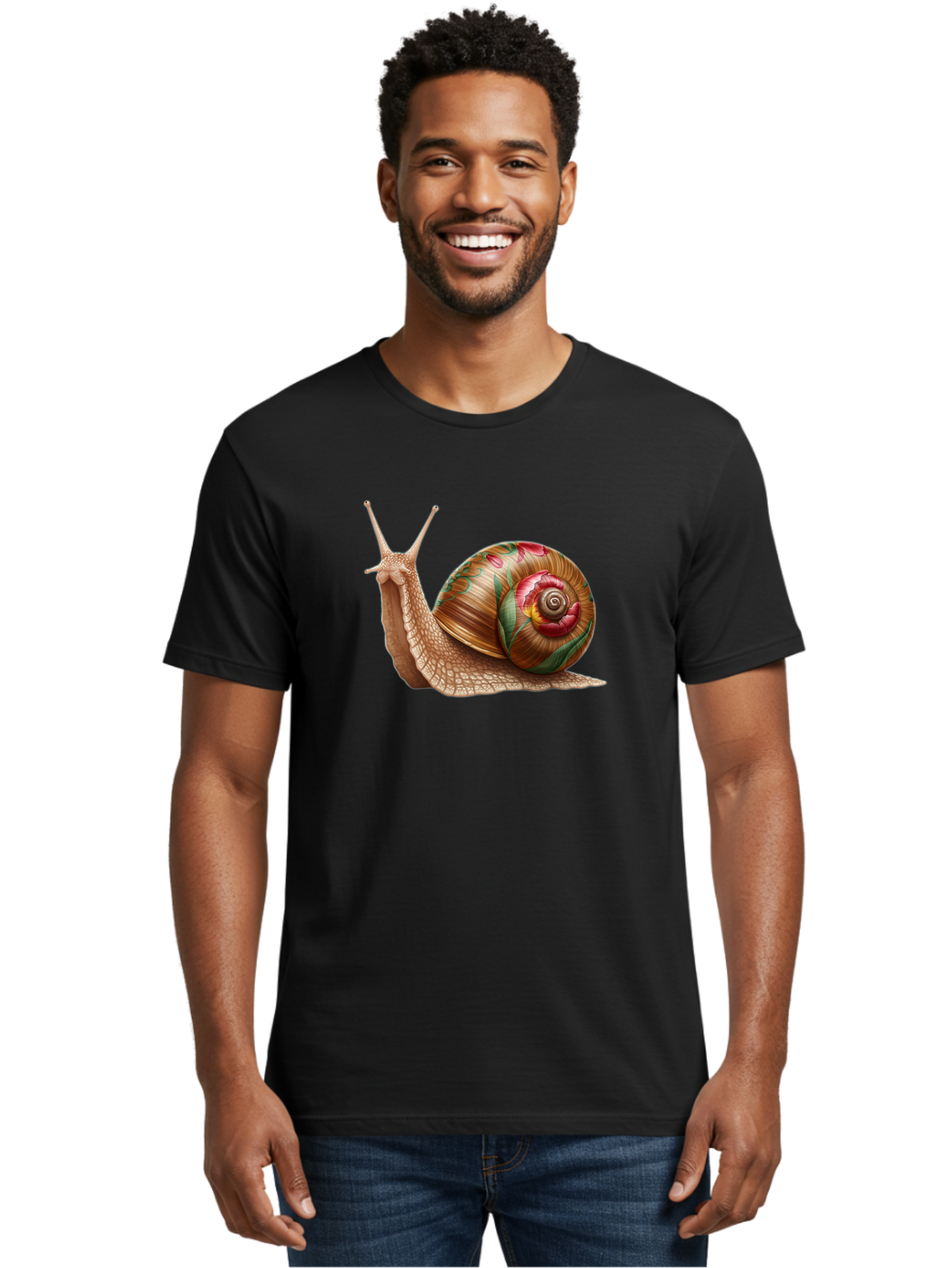 Snail Men'S Graphic Tee, 100% Cotton, Comfortable Casual Summer Wear, Machine Washable, Vintage Camera, Old Camera, Antique Camera, Black Camera, Classic Photography, Photography Equipment, Nostalgic Device, Film Camera, Camera Art Bag031