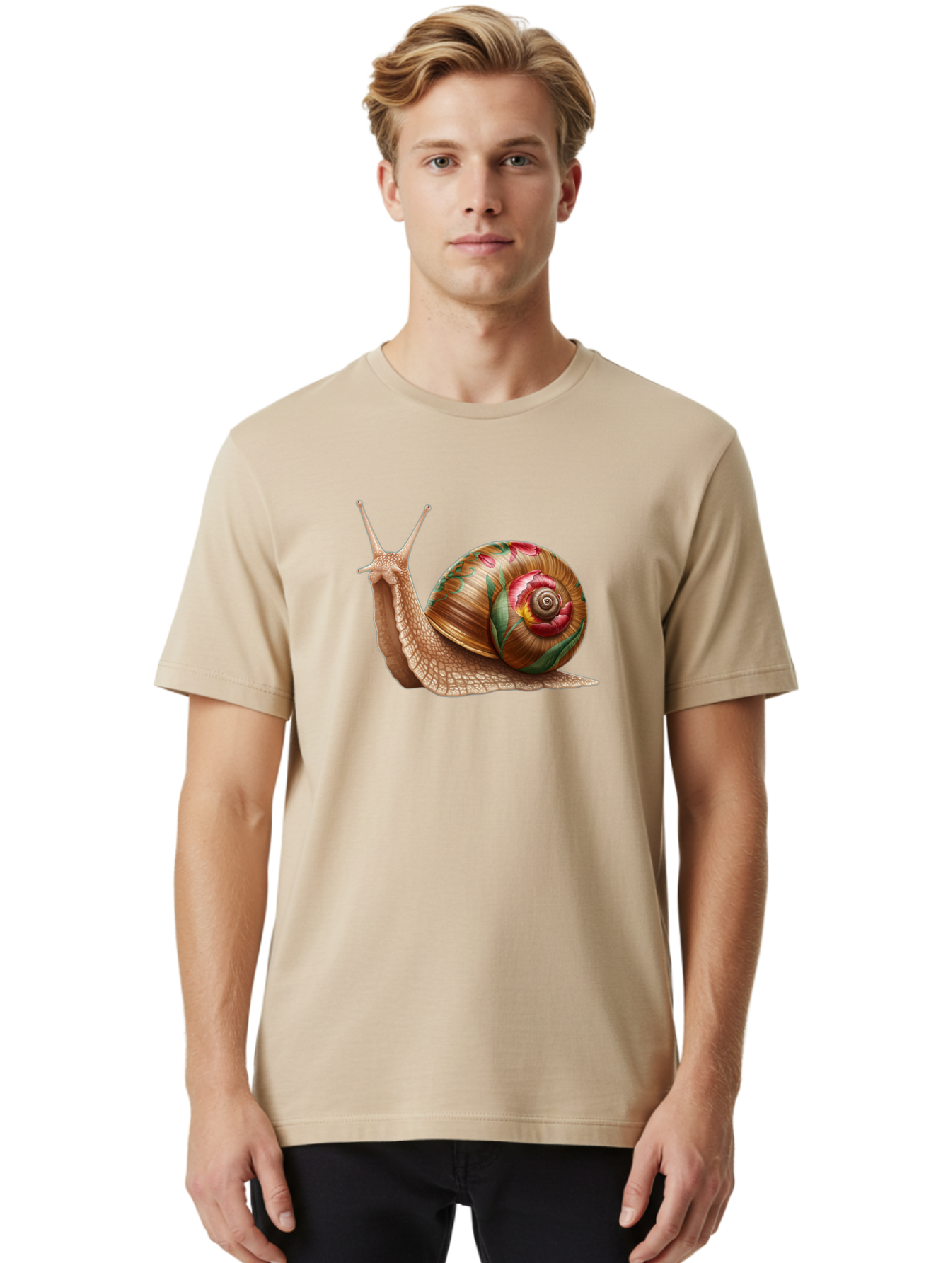 Snail Men'S Graphic Tee, 100% Cotton, Comfortable Casual Summer Wear, Machine Washable, Vintage Camera, Old Camera, Antique Camera, Black Camera, Classic Photography, Photography Equipment, Nostalgic Device, Film Camera, Camera Art Bag031