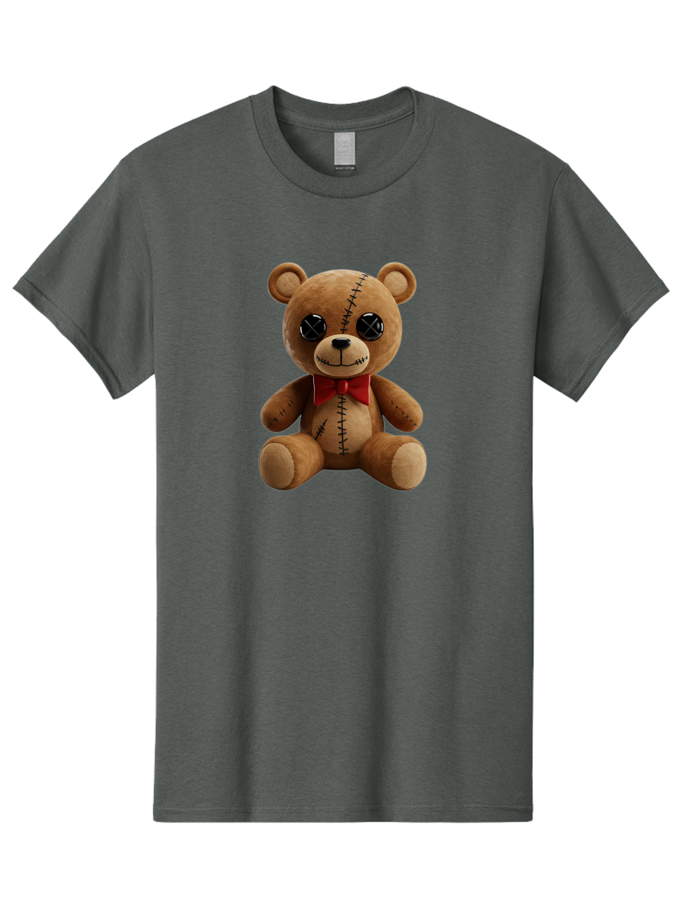 Stuffed-Teddy-Bear Men'S Graphic Tee, 100% Cotton, Comfortable Casual Summer Wear, Machine Washable, Vintage Camera, Old Camera, Antique Camera, Black Camera, Classic Photography, Photography Equipment, Nostalgic Device, Film Camera, Bag036