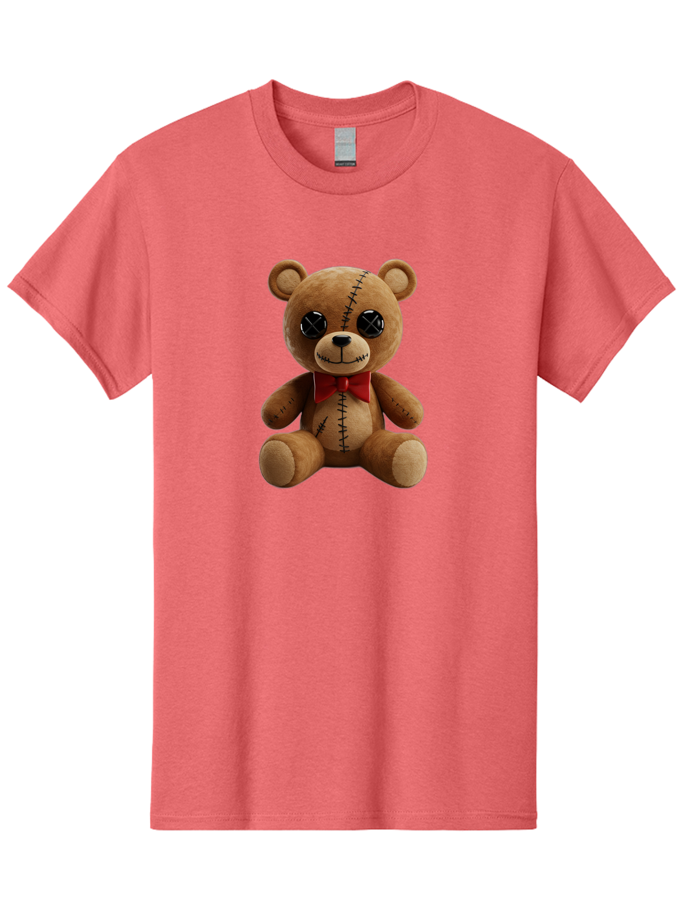 Stuffed-Teddy-Bear Men'S Graphic Tee, 100% Cotton, Comfortable Casual Summer Wear, Machine Washable, Vintage Camera, Old Camera, Antique Camera, Black Camera, Classic Photography, Photography Equipment, Nostalgic Device, Film Camera, Bag036