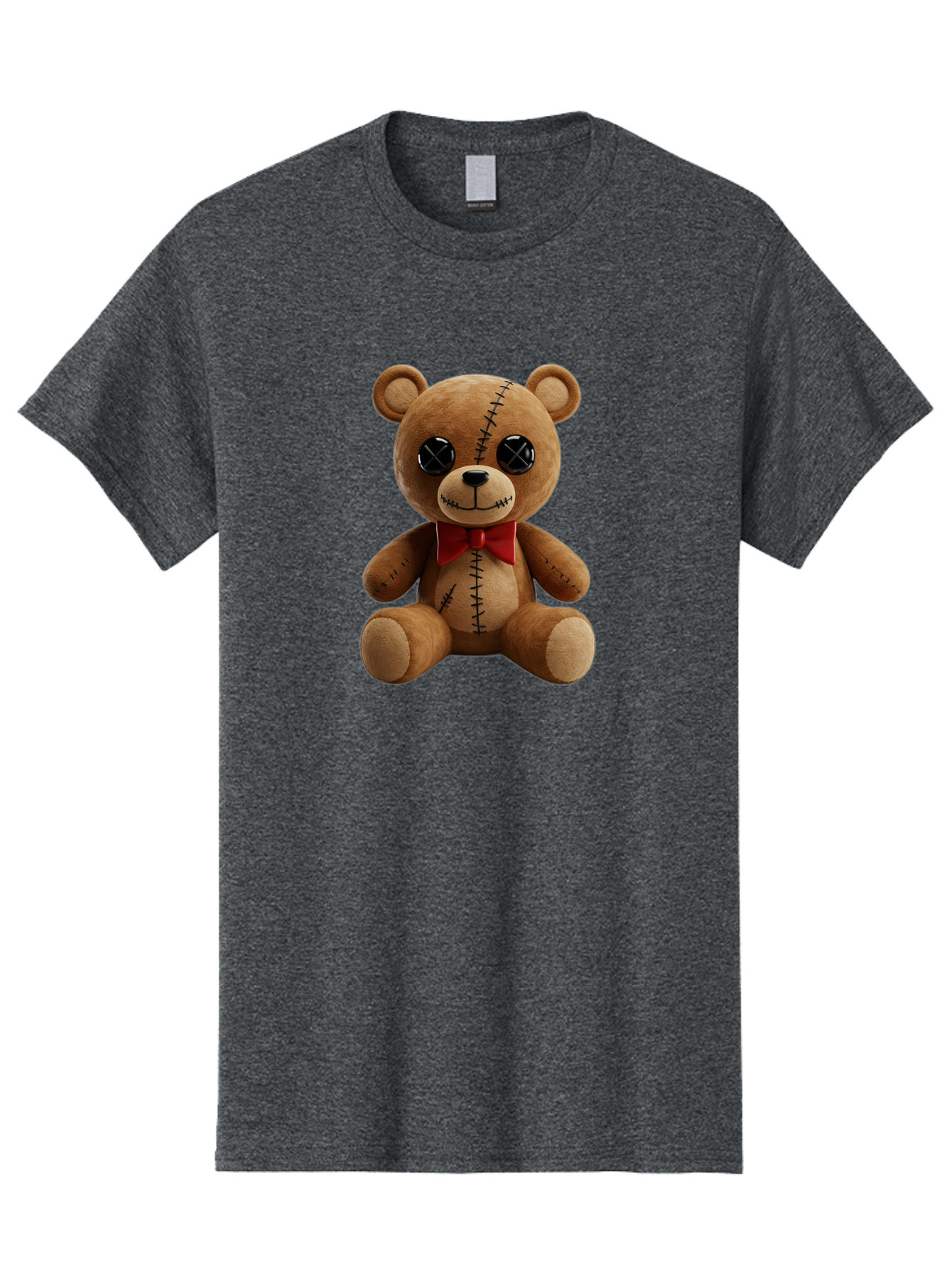 Stuffed-Teddy-Bear Men'S Graphic Tee, 100% Cotton, Comfortable Casual Summer Wear, Machine Washable, Vintage Camera, Old Camera, Antique Camera, Black Camera, Classic Photography, Photography Equipment, Nostalgic Device, Film Camera, Bag036