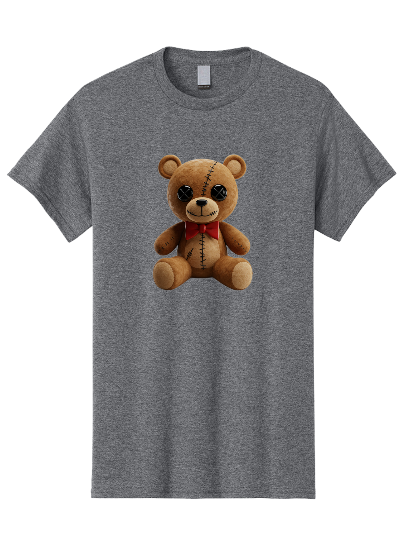 Stuffed-Teddy-Bear Men'S Graphic Tee, 100% Cotton, Comfortable Casual Summer Wear, Machine Washable, Vintage Camera, Old Camera, Antique Camera, Black Camera, Classic Photography, Photography Equipment, Nostalgic Device, Film Camera, Bag036