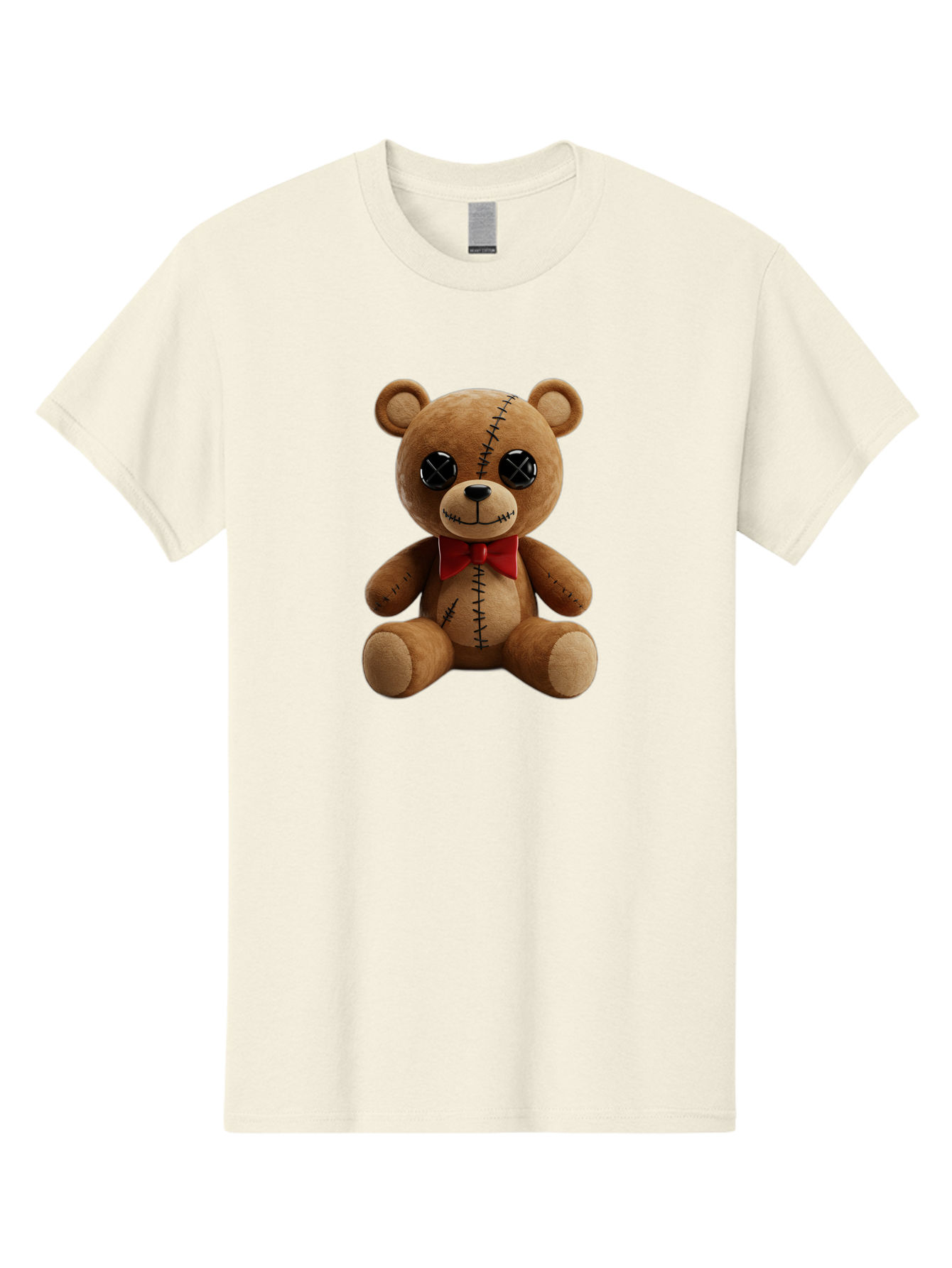 Stuffed-Teddy-Bear Men'S Graphic Tee, 100% Cotton, Comfortable Casual Summer Wear, Machine Washable, Vintage Camera, Old Camera, Antique Camera, Black Camera, Classic Photography, Photography Equipment, Nostalgic Device, Film Camera, Bag036