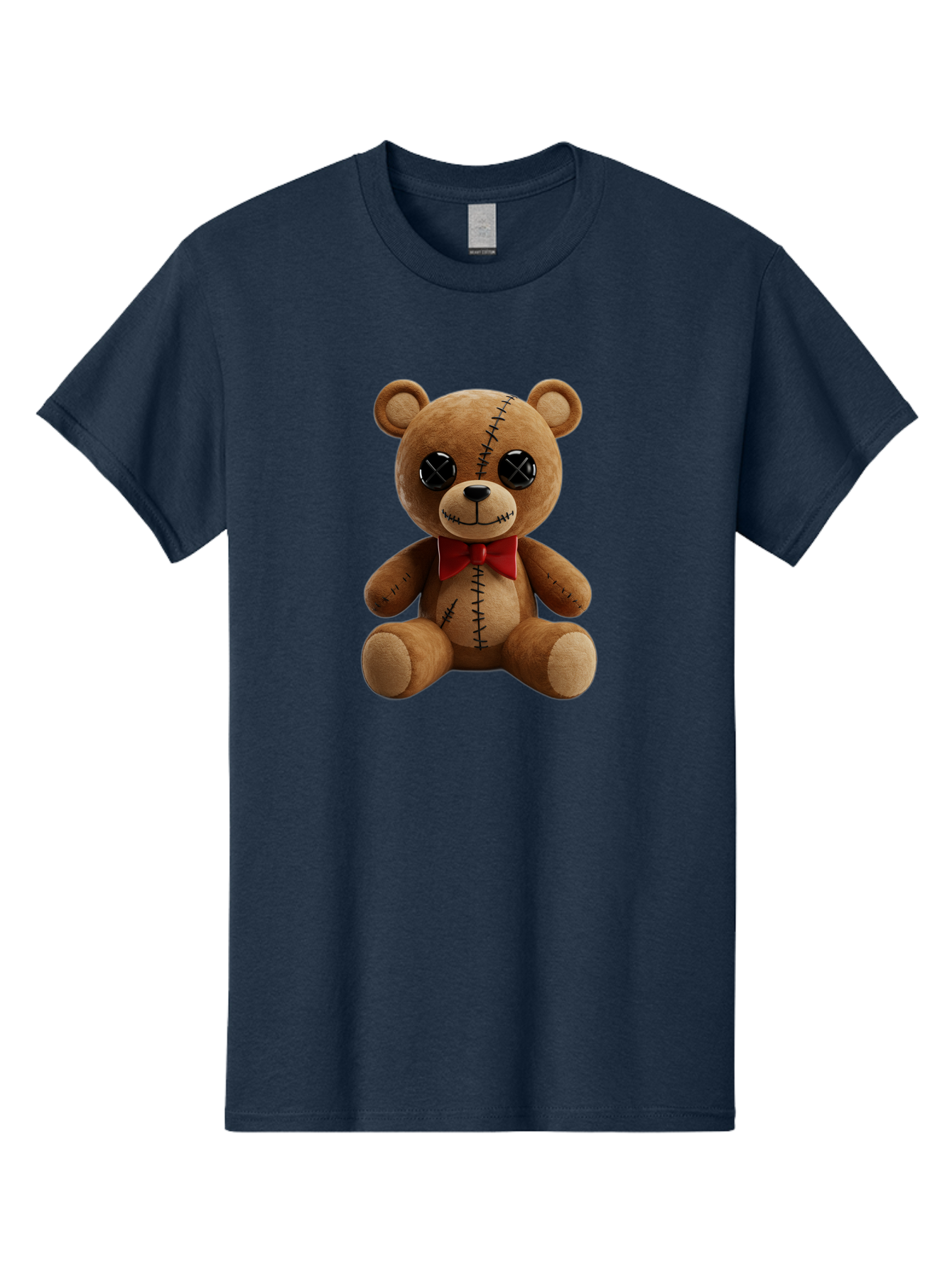 Stuffed-Teddy-Bear Men'S Graphic Tee, 100% Cotton, Comfortable Casual Summer Wear, Machine Washable, Vintage Camera, Old Camera, Antique Camera, Black Camera, Classic Photography, Photography Equipment, Nostalgic Device, Film Camera, Bag036