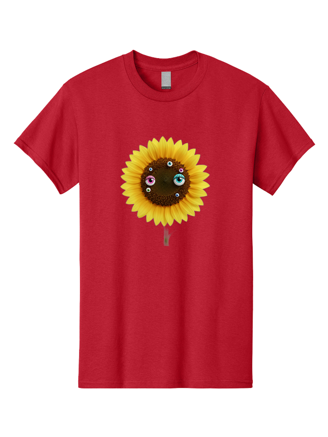 Sunflower-Eyes-1 Men'S Graphic Tee, 100% Cotton, Comfortable Casual Summer Wear, Machine Washable, Vintage Camera, Old Camera, Antique Camera, Black Camera, Classic Photography, Photography Equipment, Nostalgic Device, Film Camera, Camera Art Bag037