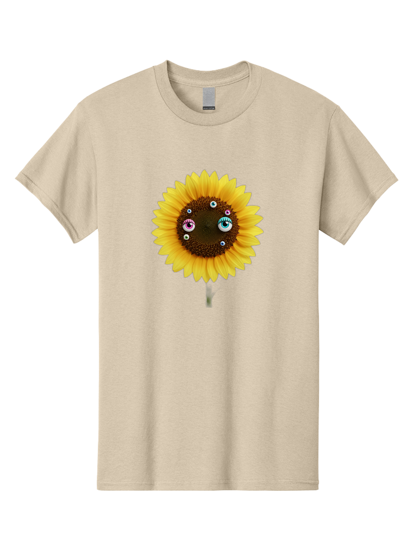 Sunflower-Eyes-1 Men'S Graphic Tee, 100% Cotton, Comfortable Casual Summer Wear, Machine Washable, Vintage Camera, Old Camera, Antique Camera, Black Camera, Classic Photography, Photography Equipment, Nostalgic Device, Film Camera, Camera Art Bag037
