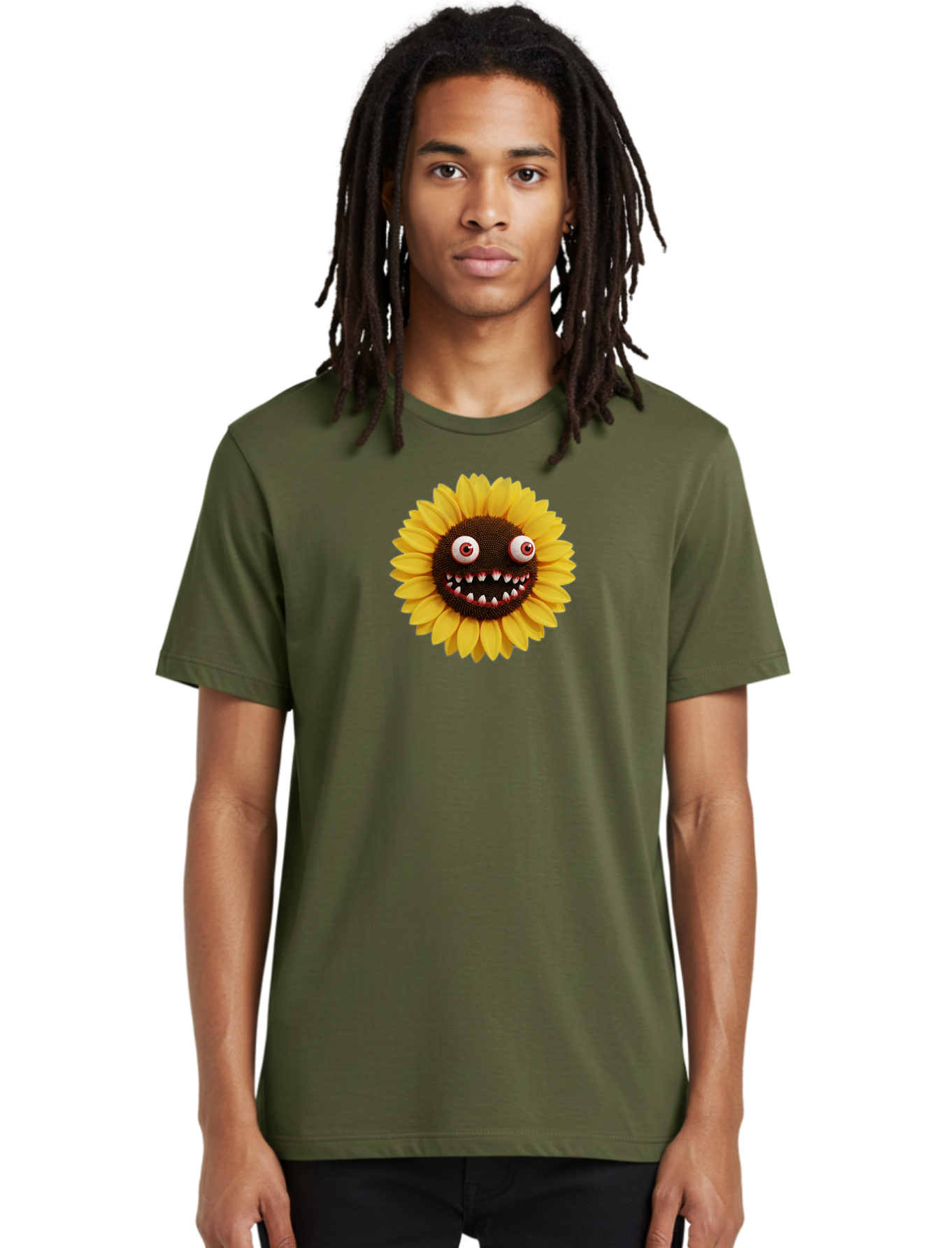 Sunflower-Monster Men'S Graphic Tee, 100% Cotton, Comfortable Casual Summer Wear, Machine Washable, Vintage Camera, Old Camera, Antique Camera, Black Camera, Classic Photography, Photography Equipment, Nostalgic Device, Film Camera, Camera Art Bag039