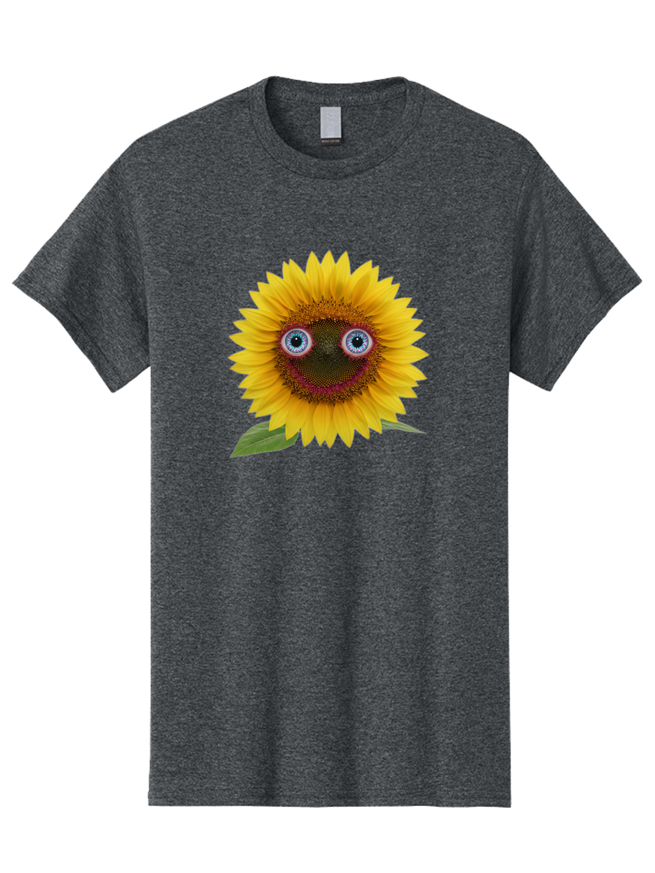 Sunflower-Smiley Men'S Graphic Tee, 100% Cotton, Comfortable Casual Summer Wear, Machine Washable, Vintage Camera, Old Camera, Antique Camera, Black Camera, Classic Photography, Photography Equipment, Nostalgic Device, Film Camera, Camera Art Bag040