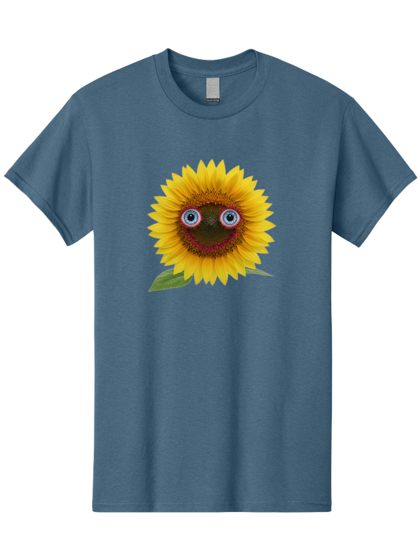 Sunflower-Smiley Men'S Graphic Tee, 100% Cotton, Comfortable Casual Summer Wear, Machine Washable, Vintage Camera, Old Camera, Antique Camera, Black Camera, Classic Photography, Photography Equipment, Nostalgic Device, Film Camera, Camera Art Bag040