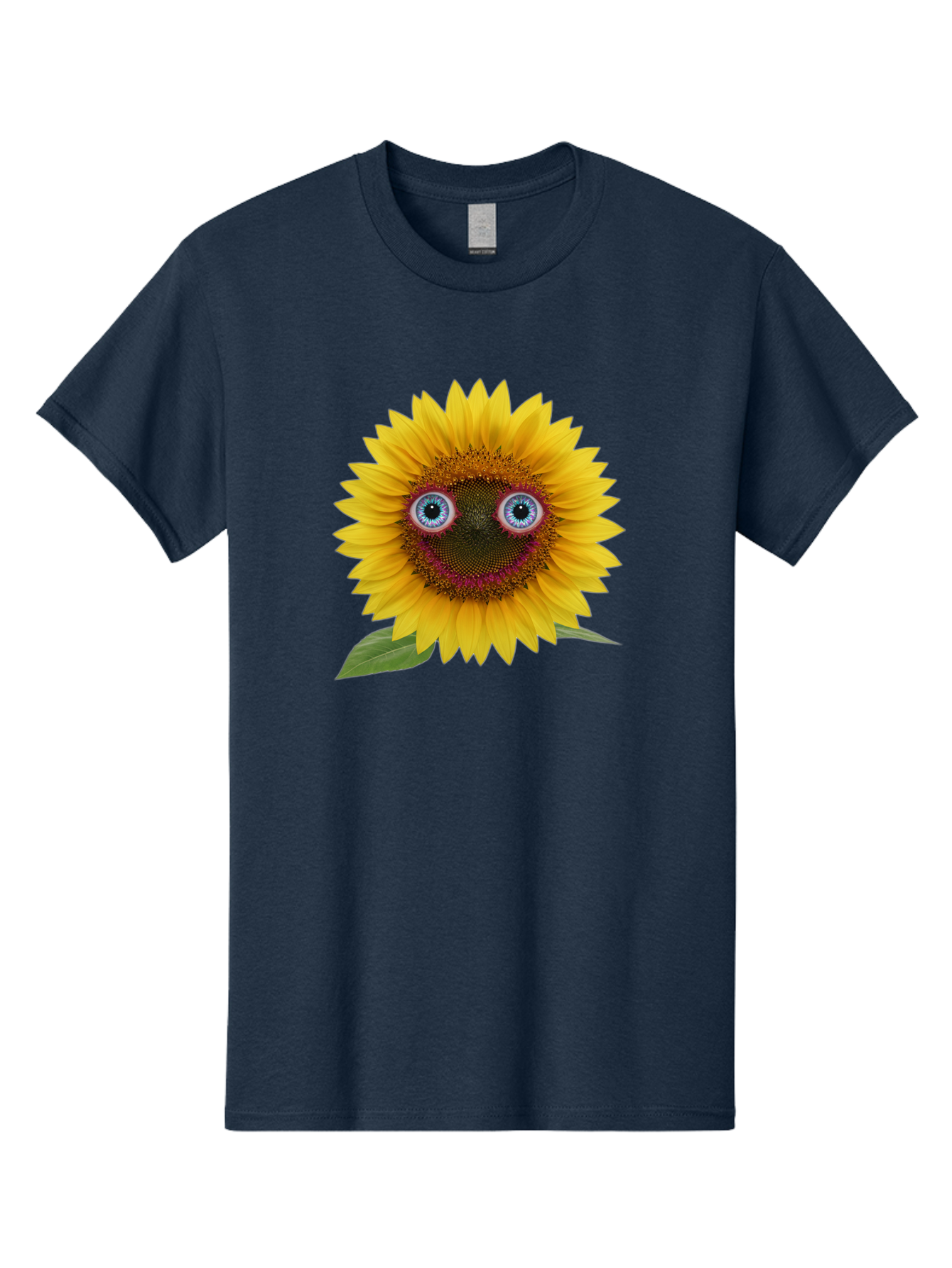 Sunflower-Smiley Men'S Graphic Tee, 100% Cotton, Comfortable Casual Summer Wear, Machine Washable, Vintage Camera, Old Camera, Antique Camera, Black Camera, Classic Photography, Photography Equipment, Nostalgic Device, Film Camera, Camera Art Bag040