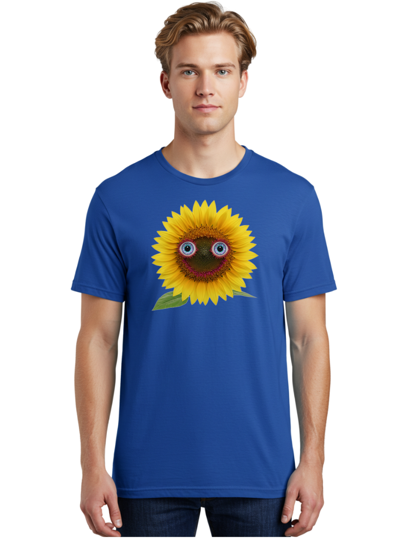 Sunflower-Smiley Men'S Graphic Tee, 100% Cotton, Comfortable Casual Summer Wear, Machine Washable, Vintage Camera, Old Camera, Antique Camera, Black Camera, Classic Photography, Photography Equipment, Nostalgic Device, Film Camera, Camera Art Bag040