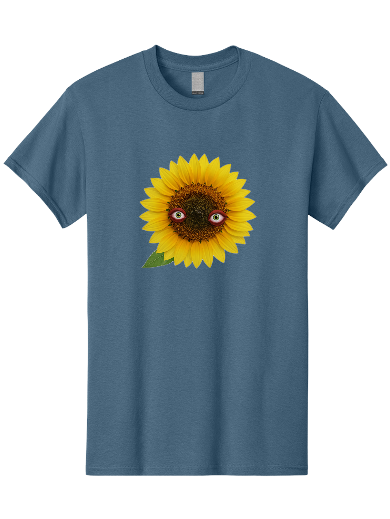Sunflower-With-Eyes-3 Men'S Graphic Tee, 100% Cotton, Comfortable Casual Summer Wear, Machine Washable, Vintage Camera, Old Camera, Antique Camera, Black Camera, Classic Photography, Photography Equipment, Nostalgic Device, Film Camera, Bag043