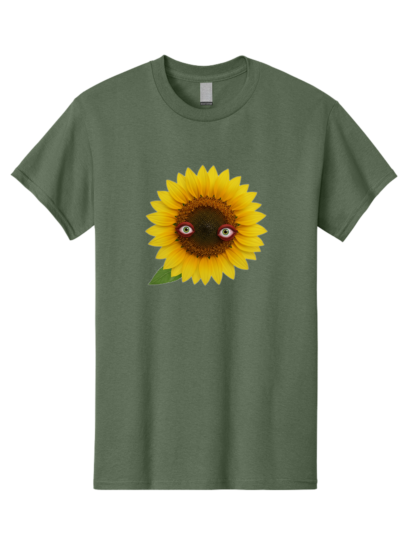 Sunflower-With-Eyes-3 Men'S Graphic Tee, 100% Cotton, Comfortable Casual Summer Wear, Machine Washable, Vintage Camera, Old Camera, Antique Camera, Black Camera, Classic Photography, Photography Equipment, Nostalgic Device, Film Camera, Bag043