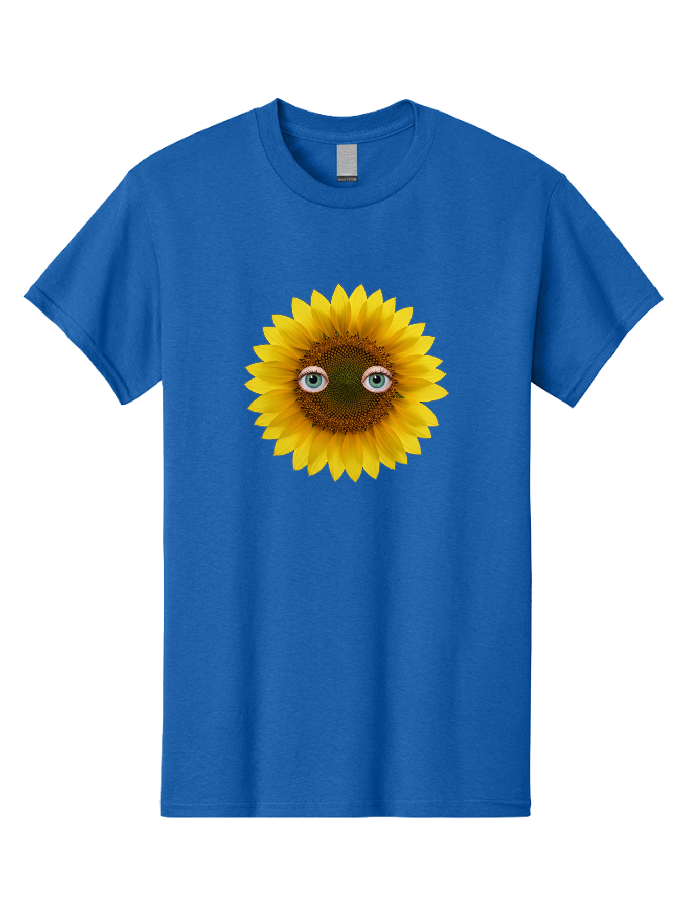 Sunflower-With-Eyes-4 Men'S Graphic Tee, 100% Cotton, Comfortable Casual Summer Wear, Machine Washable, Vintage Camera, Old Camera, Antique Camera, Black Camera, Classic Photography, Photography Equipment, Nostalgic Device, Film Camera, Bag044